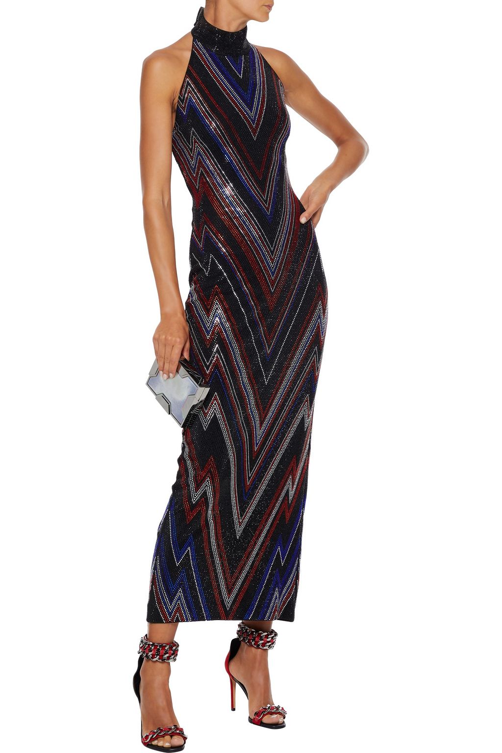 balmain maxi dress
