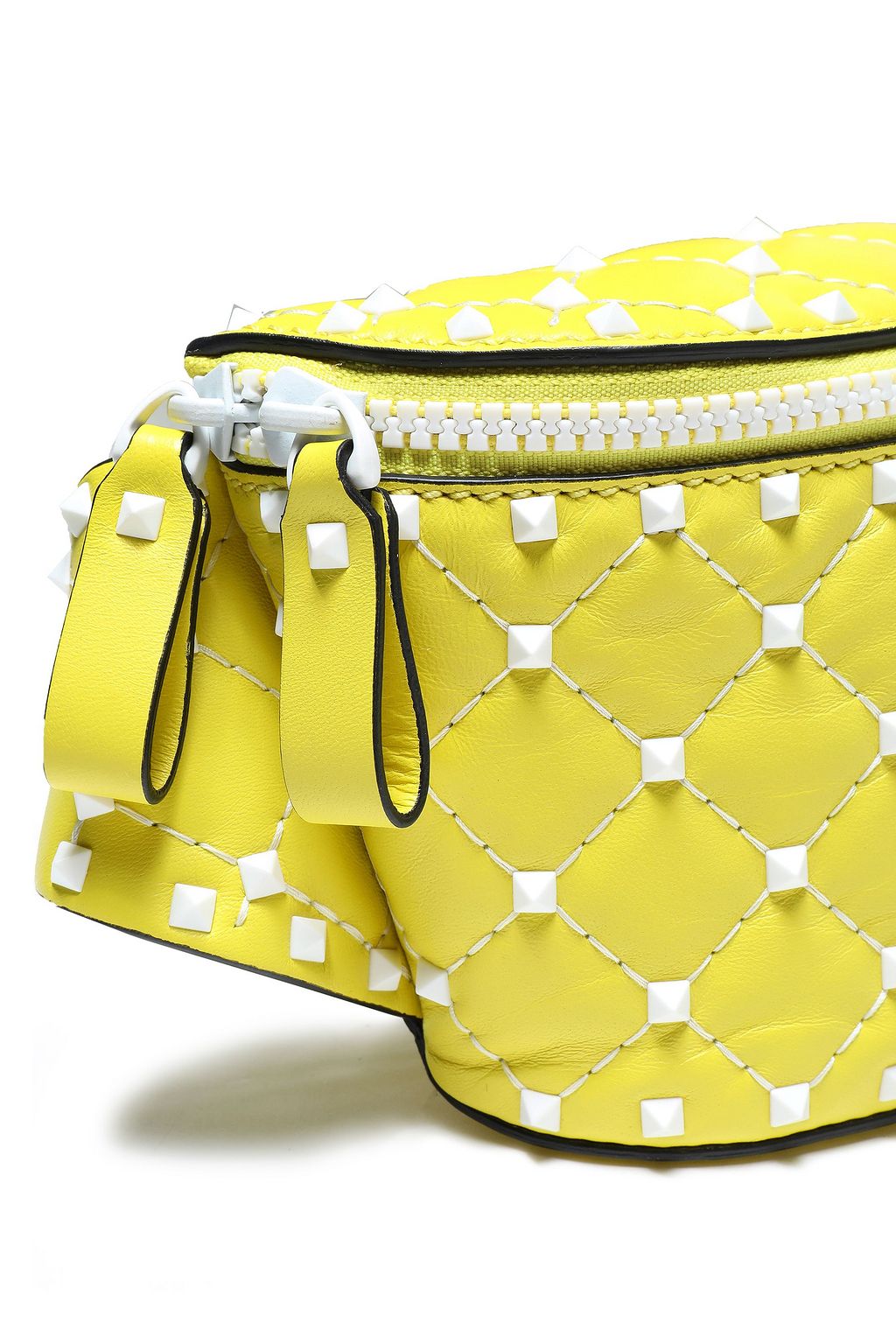 VALENTINO GARAVANI Free Rockstud Spike quilted leather belt bag
