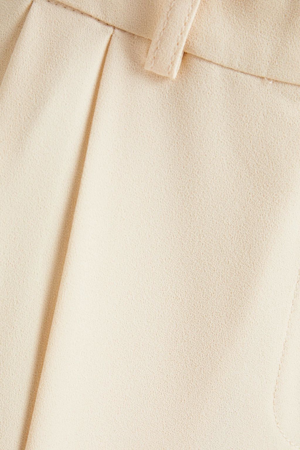 SEE BY CHLOÉ Cropped pleated crepe tapered pants
