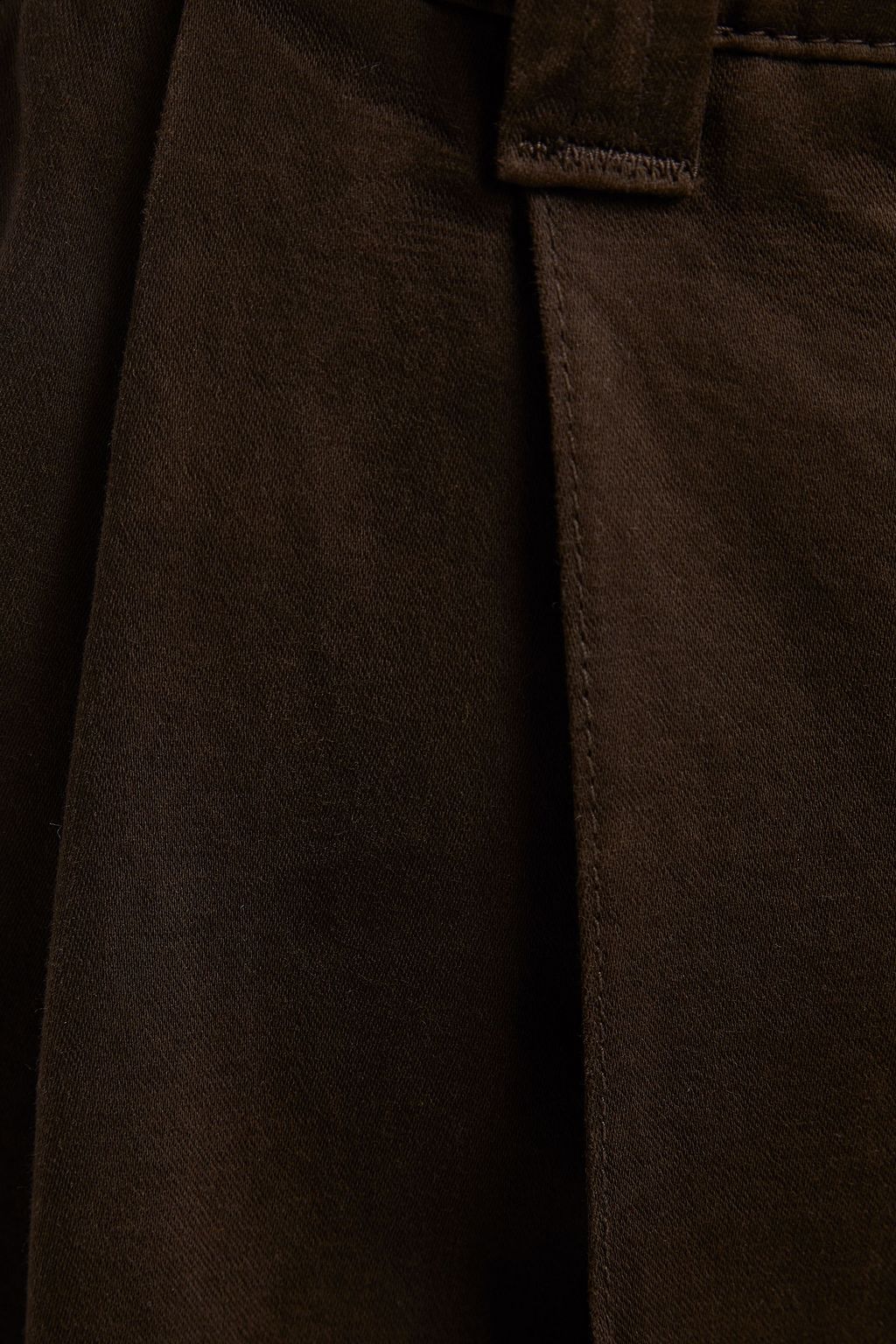 SEE BY CHLOÉ Pleated cotton wide-leg pants