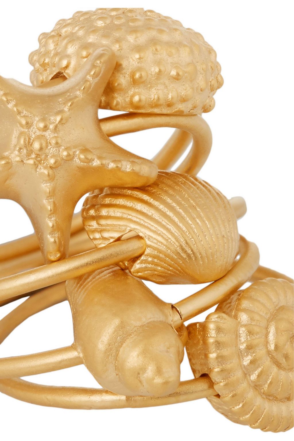 VALENTINO GARAVANI Set of five gold-tone rings