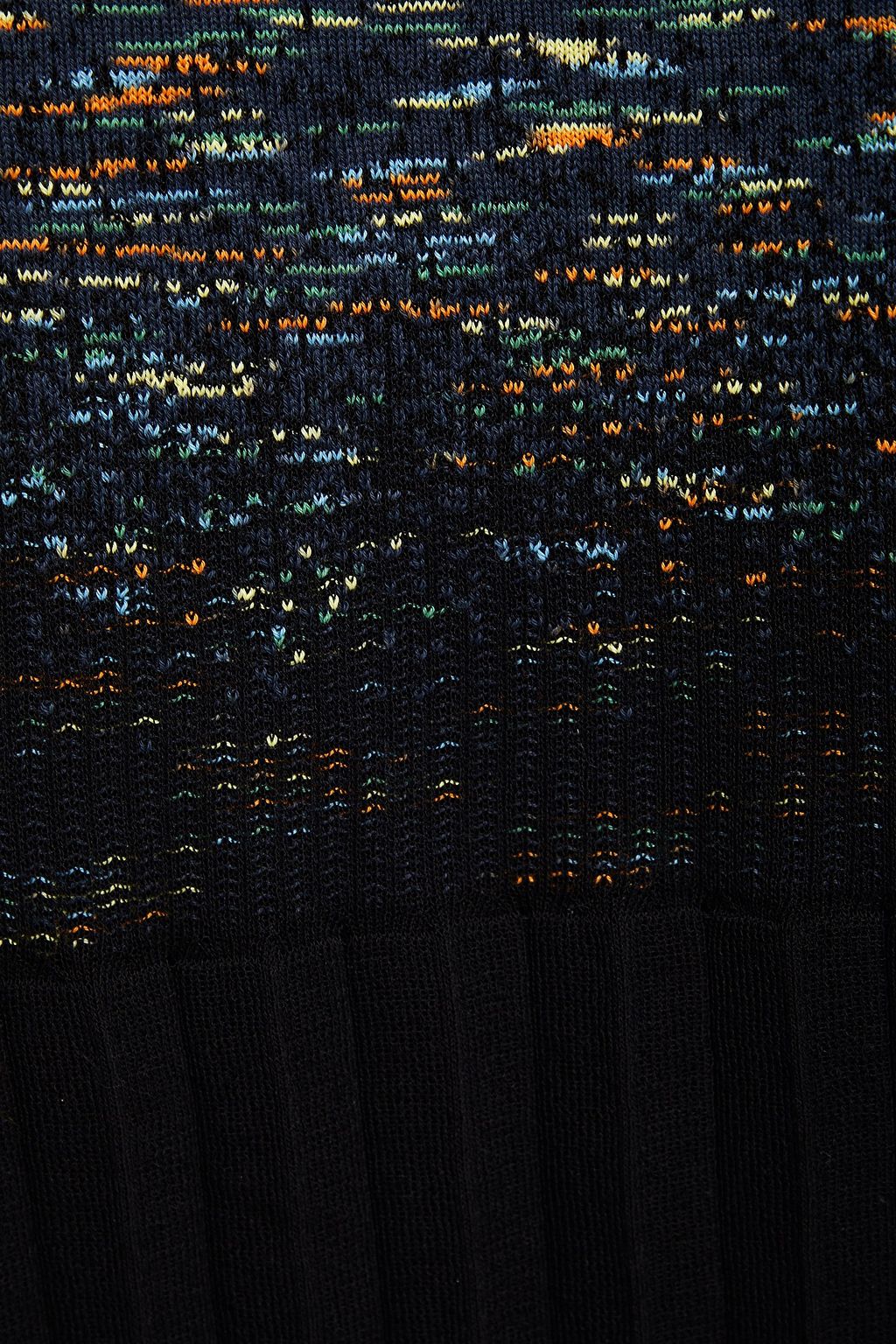 M MISSONI Dégradé marled cotton-blend midi dress