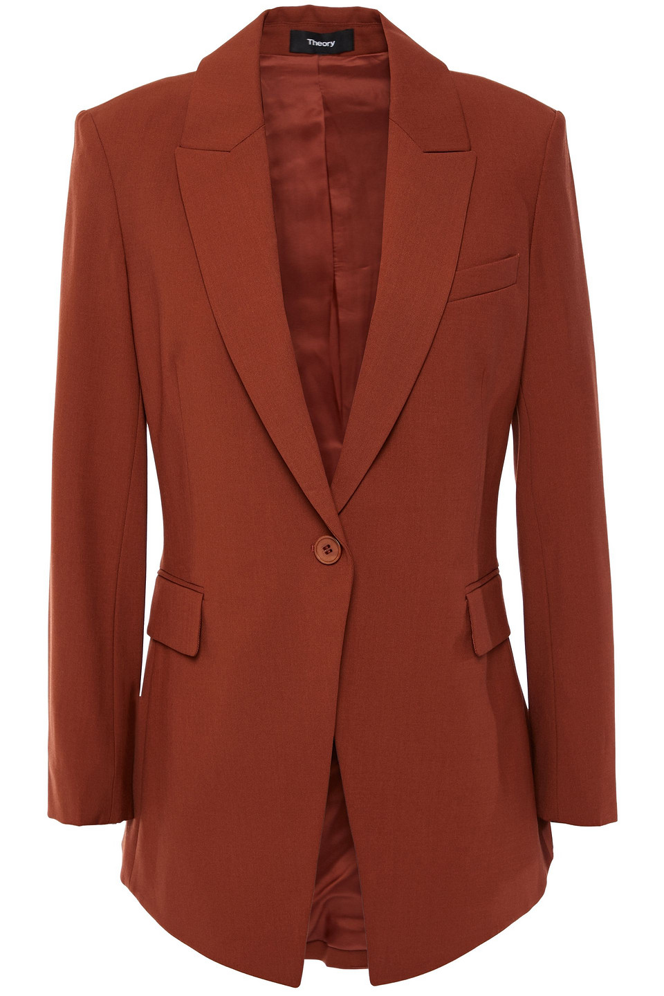 Theory - Wool-blend blazer - Brown