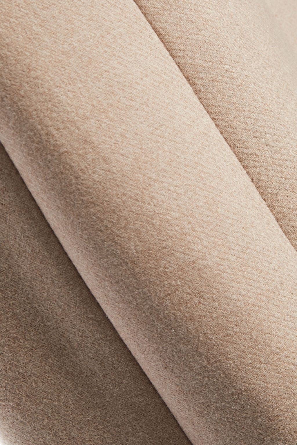 THEORY Brushed wool-twill midi dress