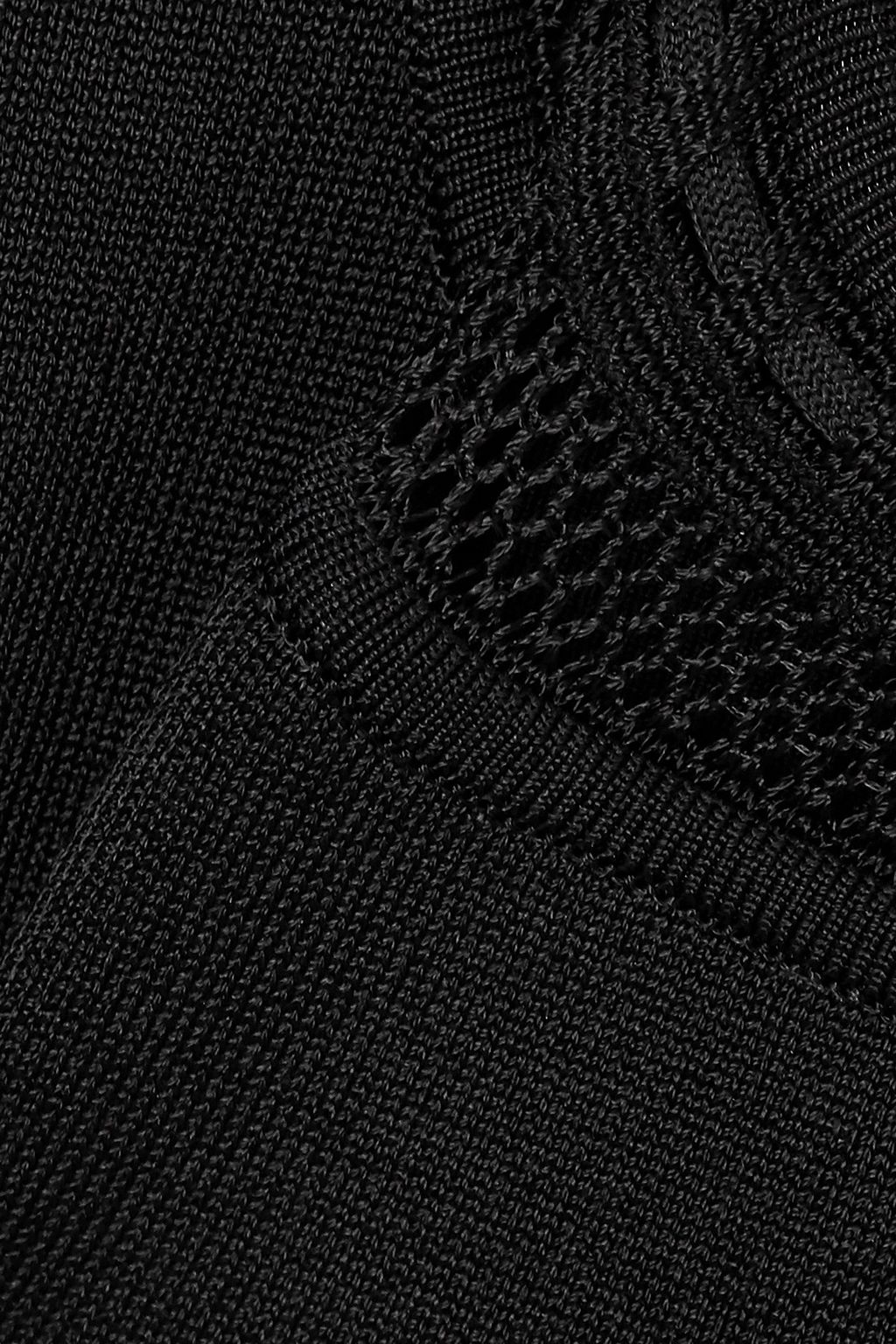 ALAÏA 보우 디테일 오픈 니트 바디수트