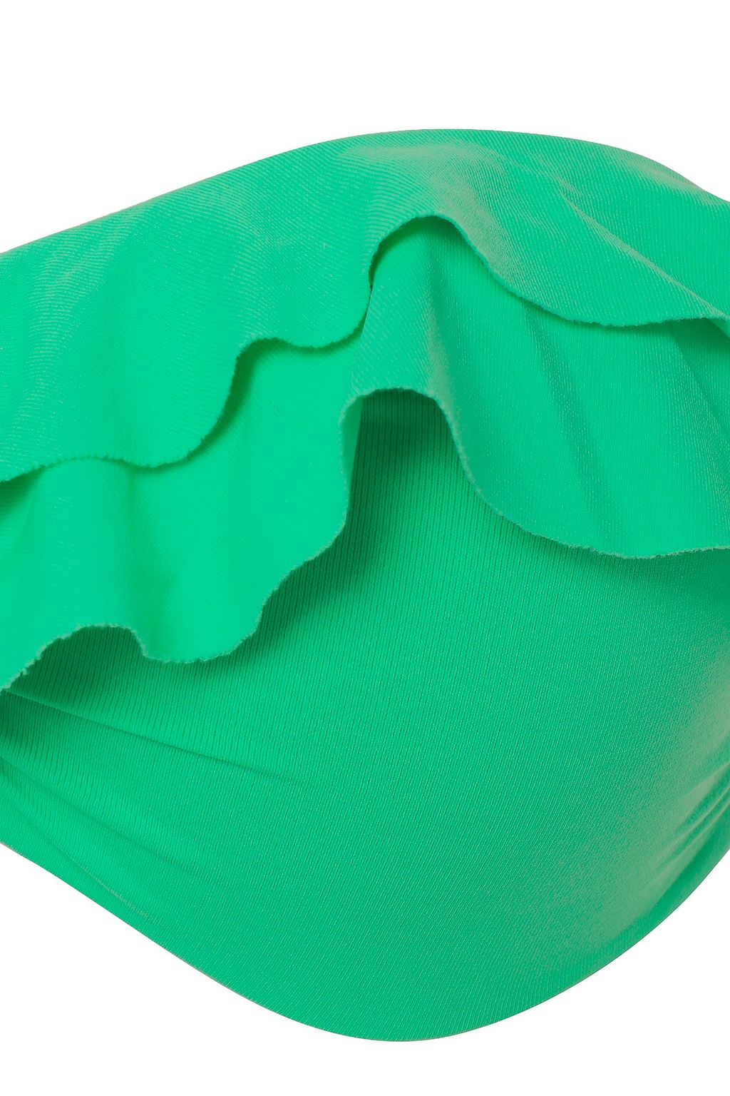 MELISSA ODABASH St Kitt ruffled bandeau bikini top