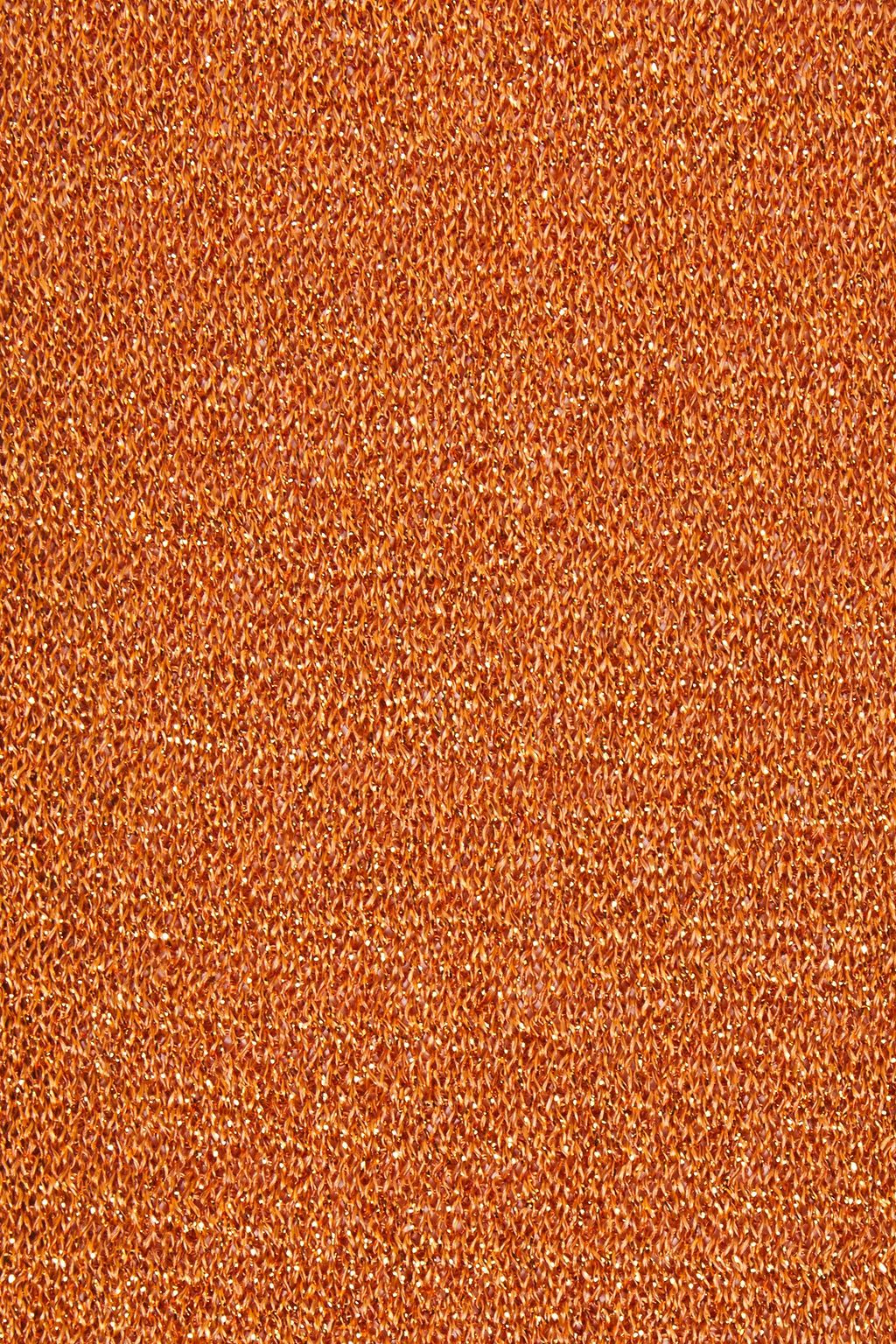 M MISSONI Two-tone ribbed knit-paneled cotton-blend scarf