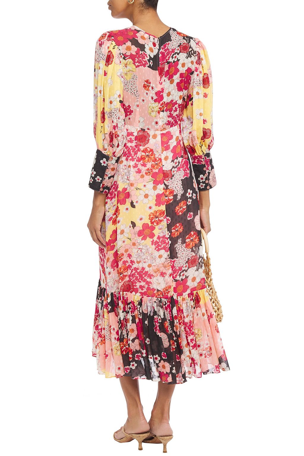 by timo jacquard midi dress