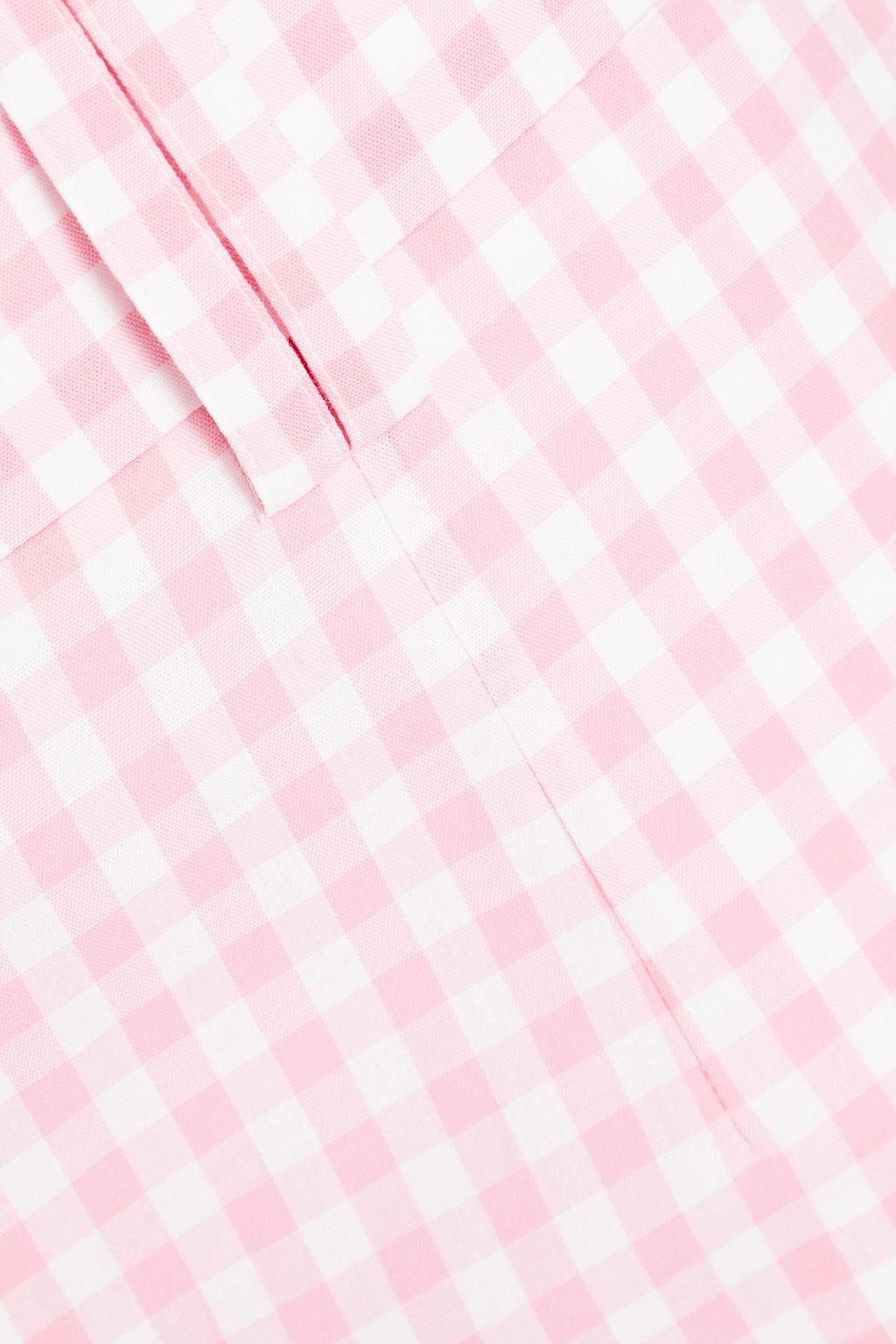 BALMAIN Gingham cotton tapered pants