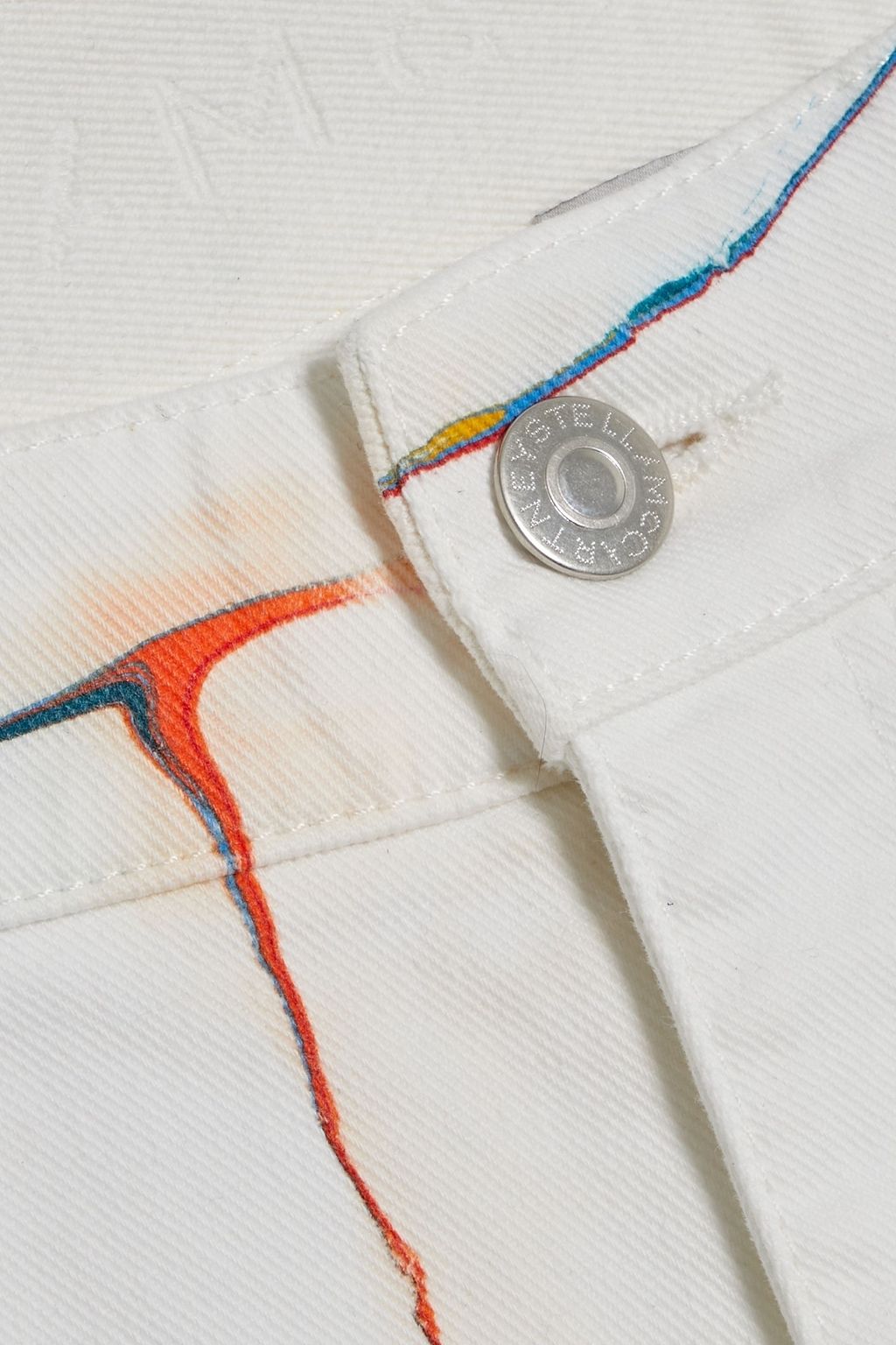 STELLA MCCARTNEY Printed mid-rise skinny jeans