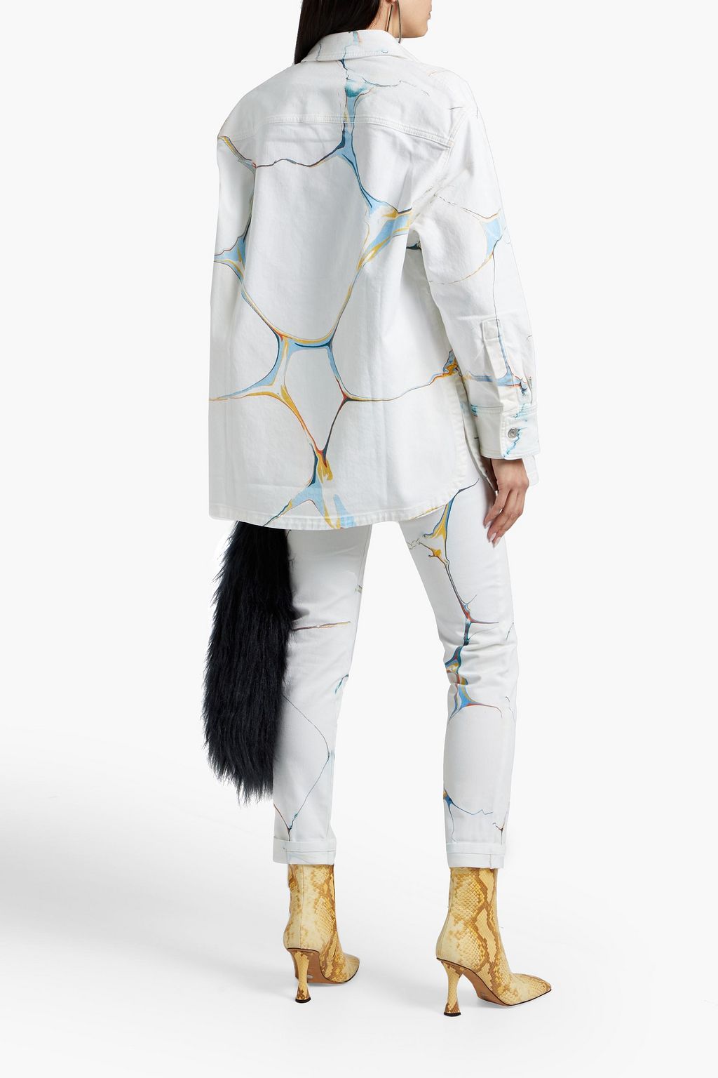 STELLA MCCARTNEY Printed denim jacket