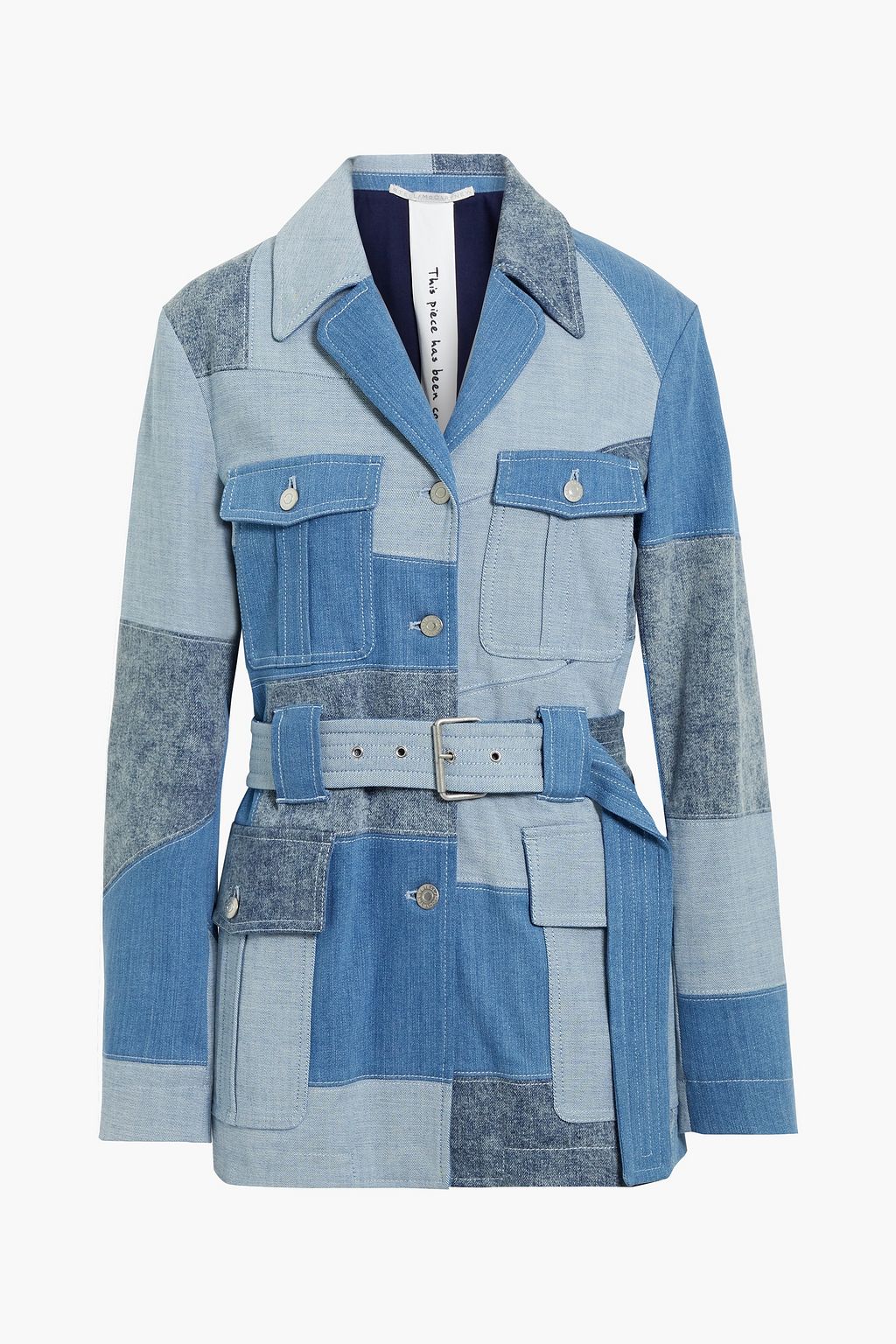 STELLA MCCARTNEY Patchwork denim jacket | THE OUTNET