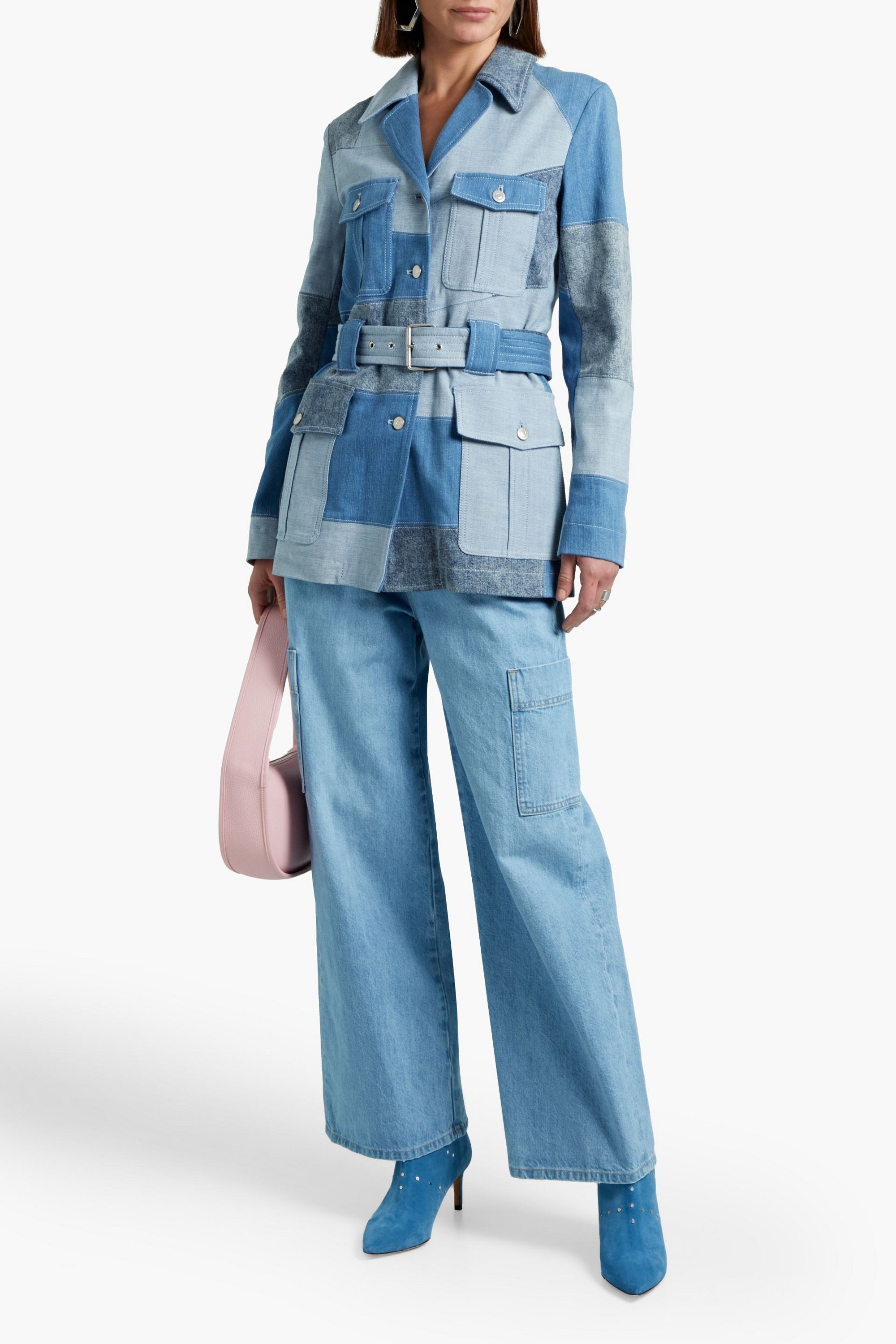 Stella McCartney Patchwork denim jacket