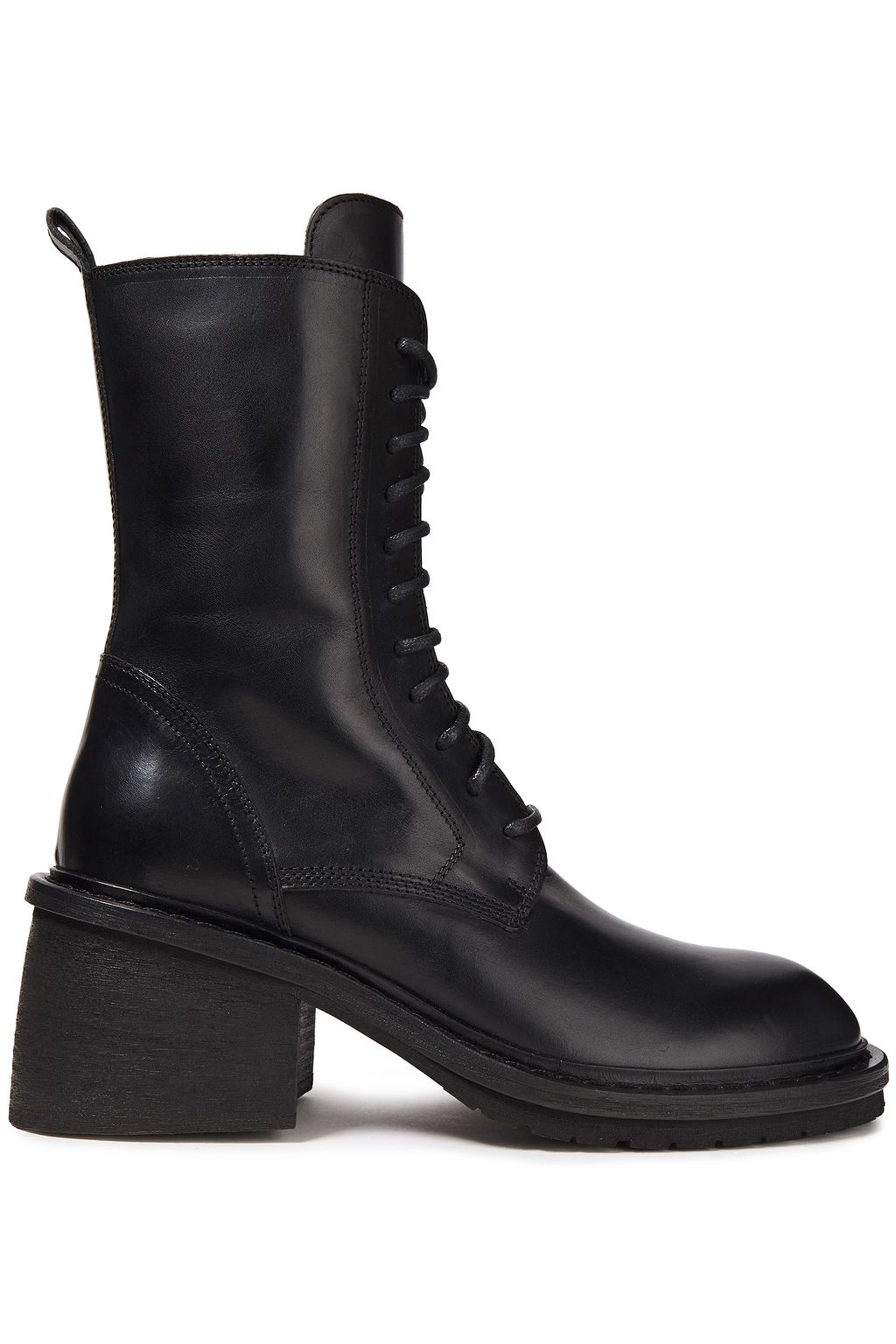 ann demeulemeester leather ankle boots