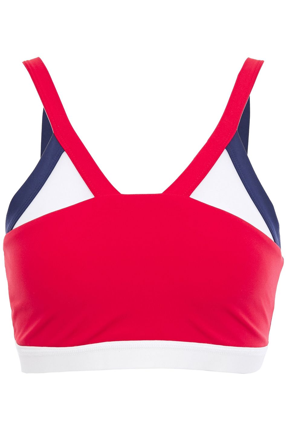 red sports bras