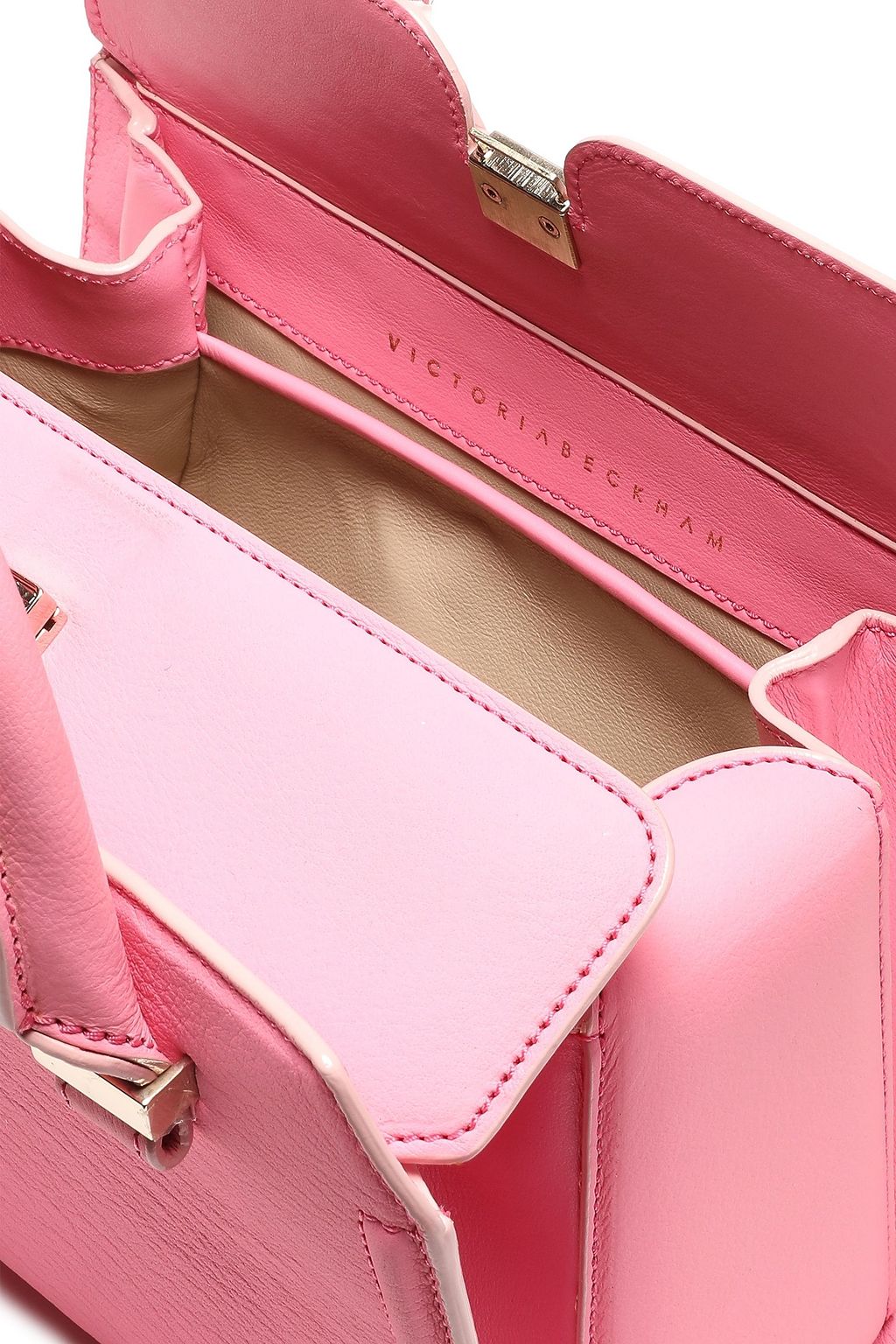 VICTORIA BECKHAM Victoria mini textured-leather tote