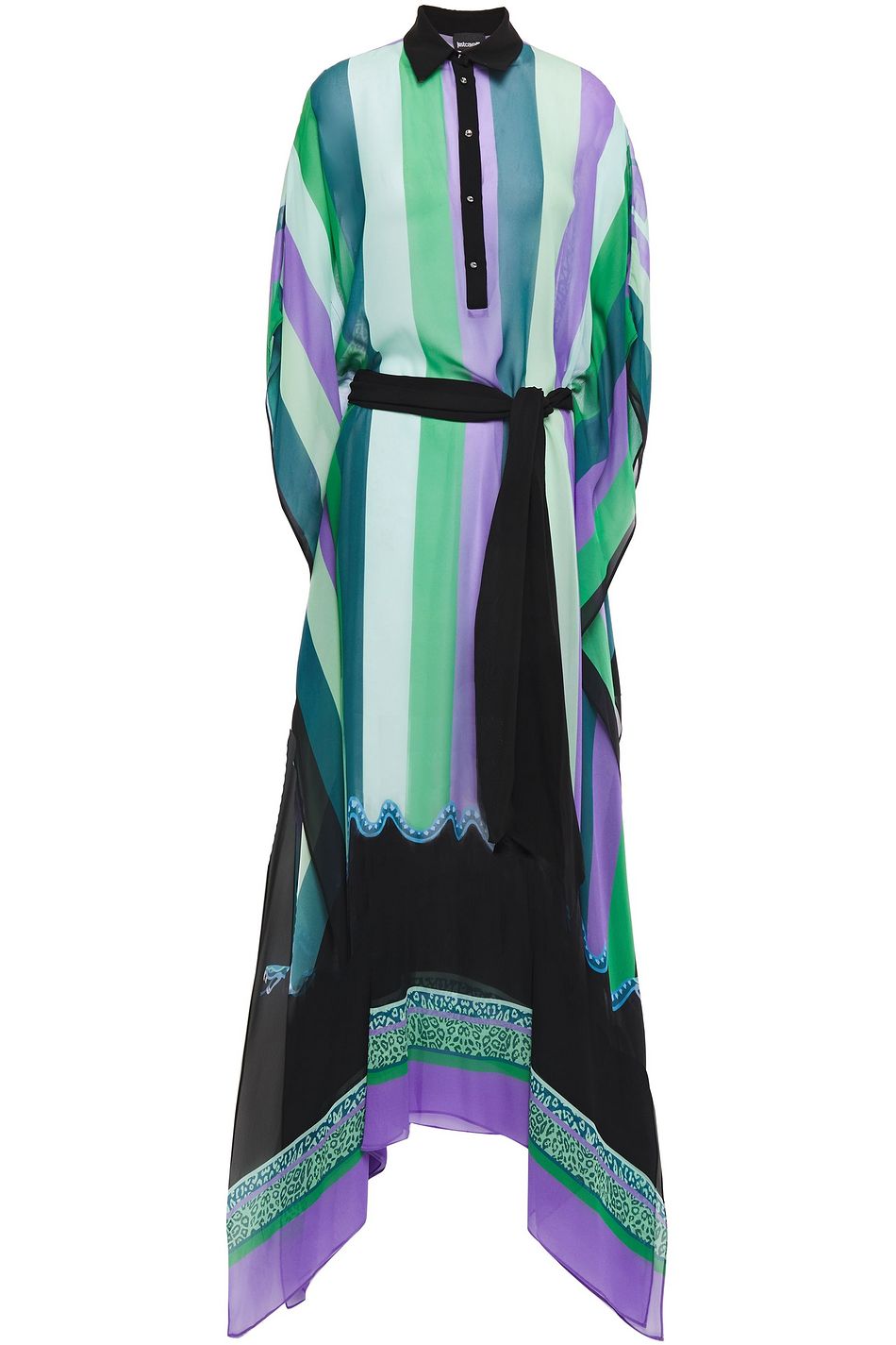 chiffon maxi shirt