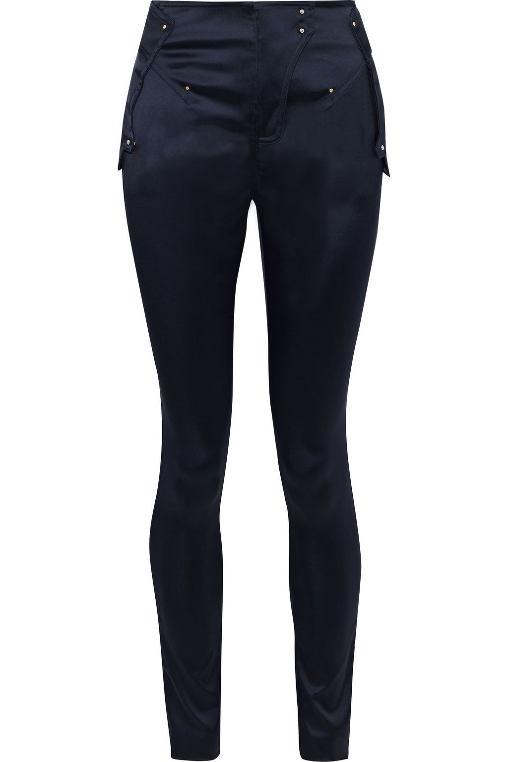 satin skinny pants