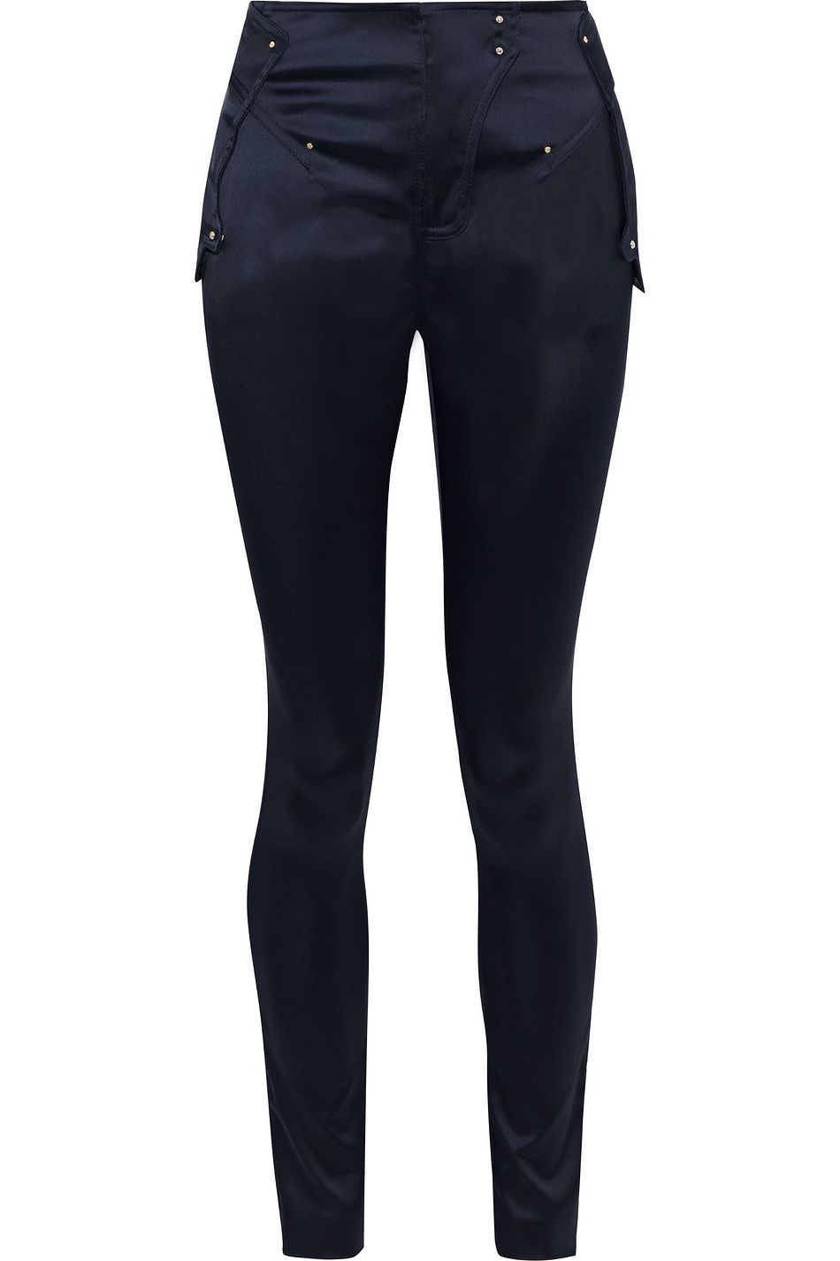 satin skinny pants