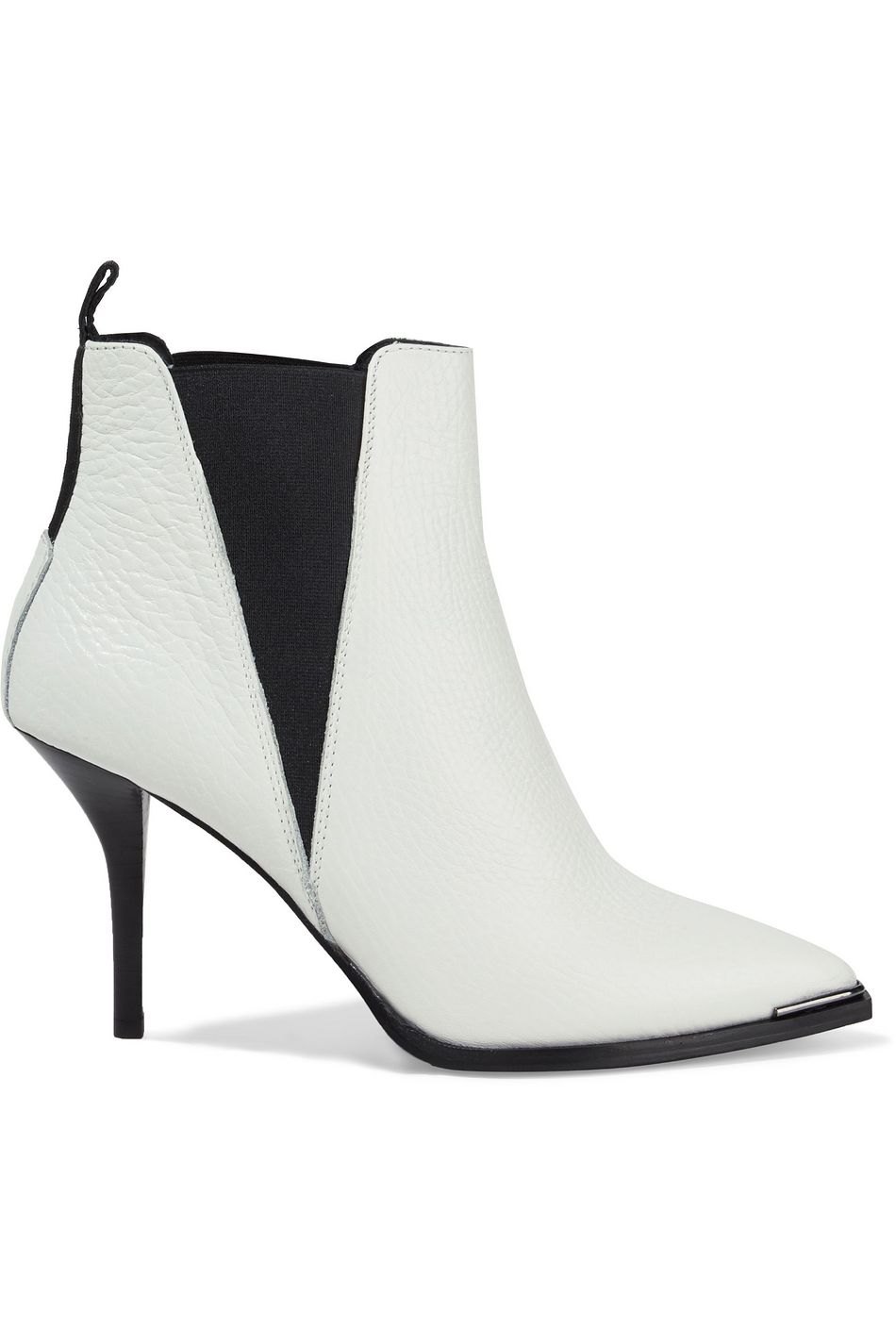 acne white boots