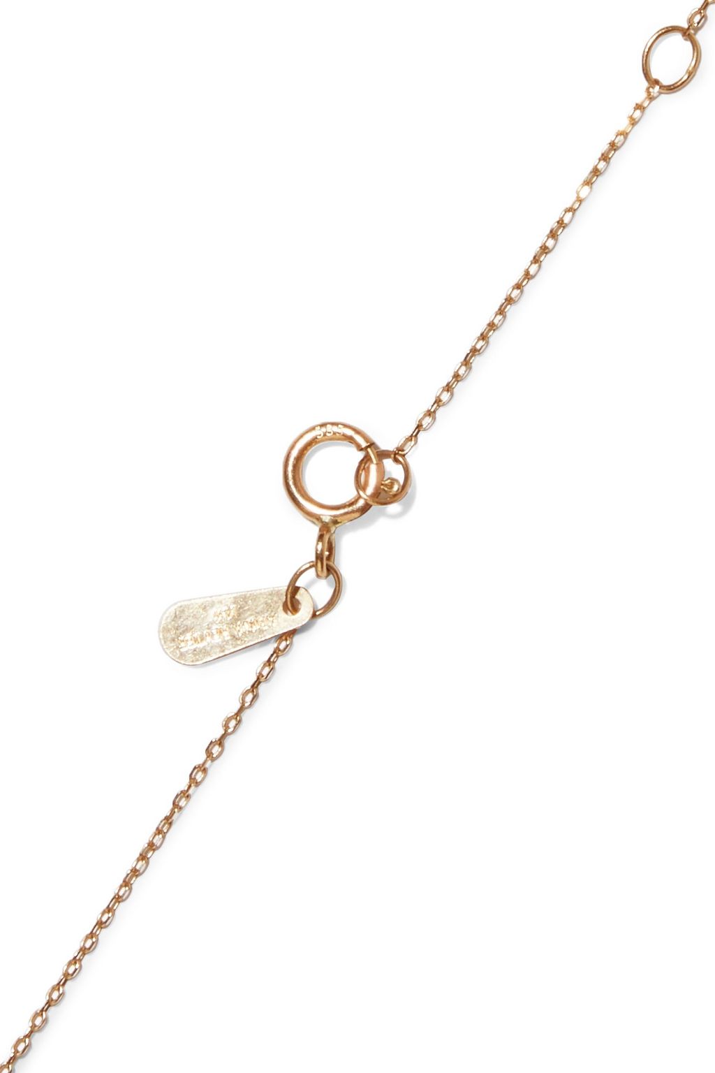 ADINA REYTER 14-karat gold diamond necklace