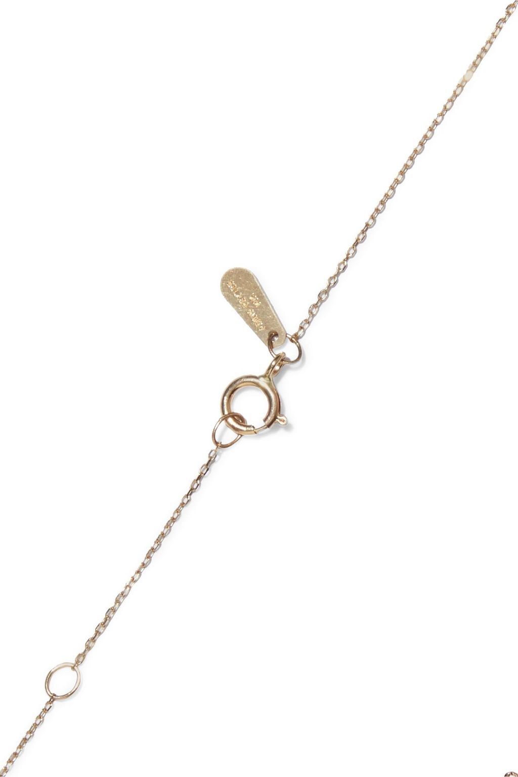 ADINA REYTER 14-karat gold, diamond and turquoise necklace