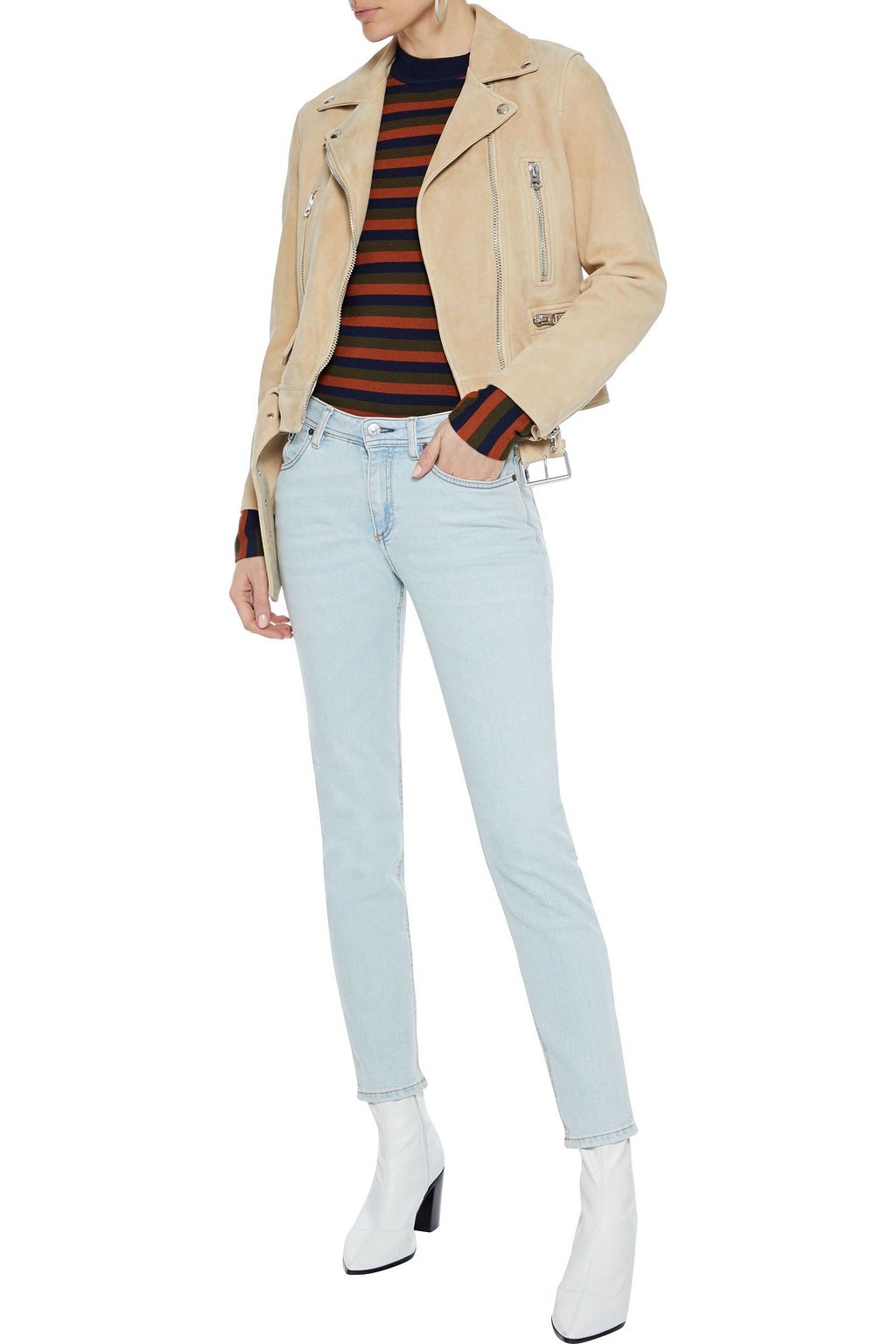 ACNE STUDIOS BLÅ KONST 미드라이즈 스키니 진