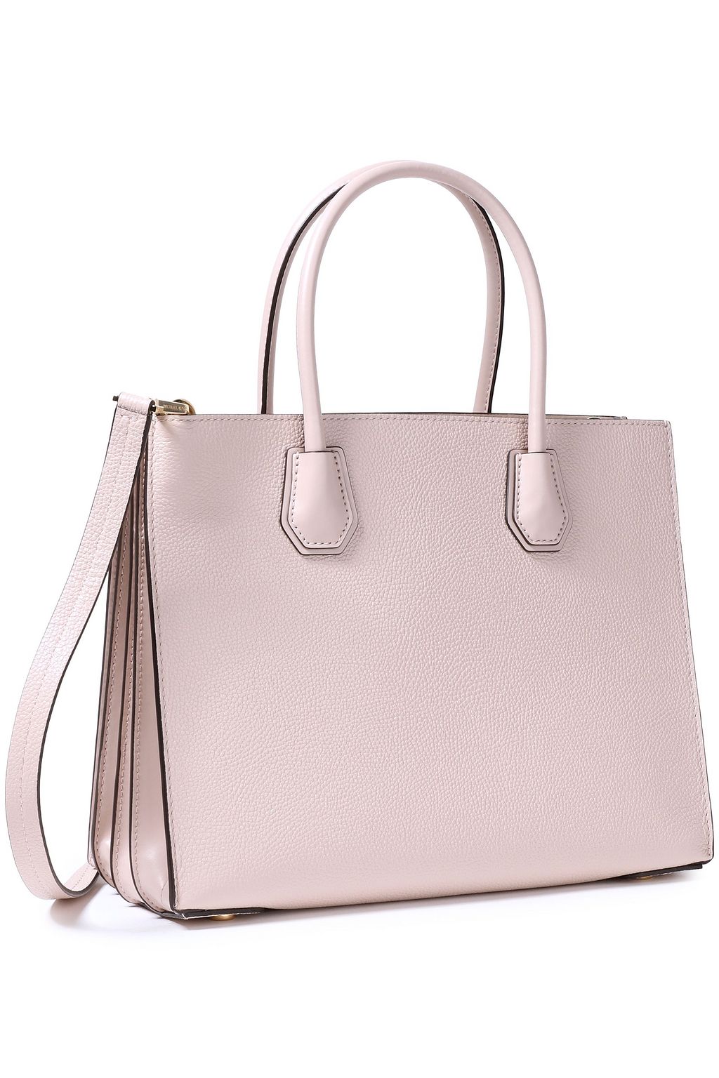 MICHAEL MICHAEL KORS Logo-appliquéd textured-leather tote