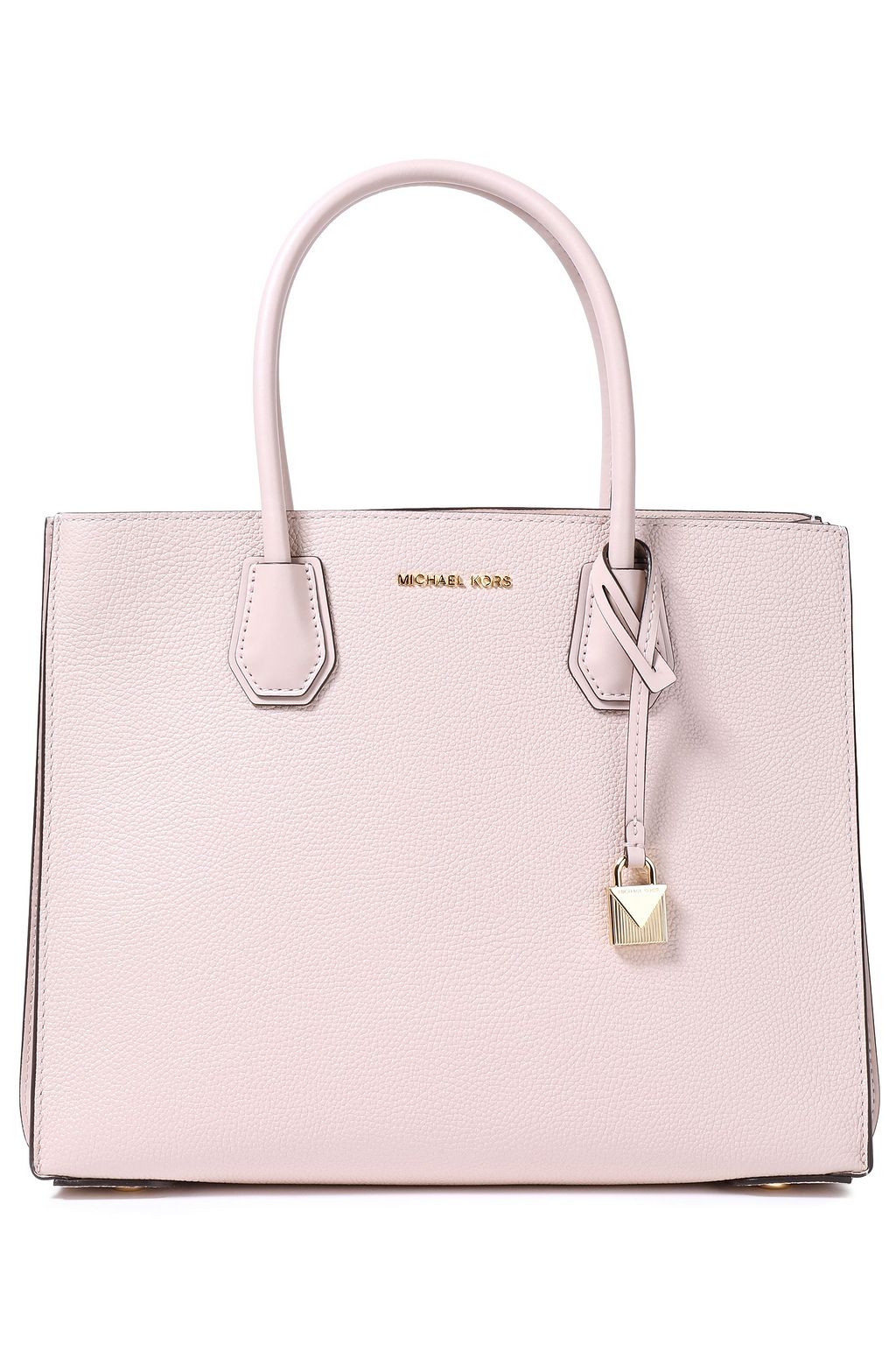 MICHAEL MICHAEL KORS Logo-appliquéd textured-leather tote