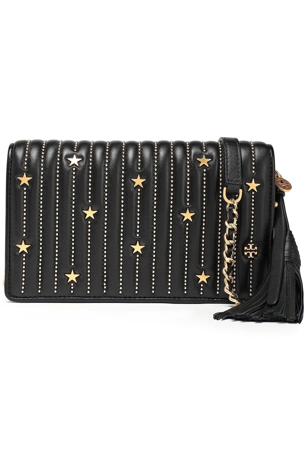 tory burch studded quilted leather shoulder bag
