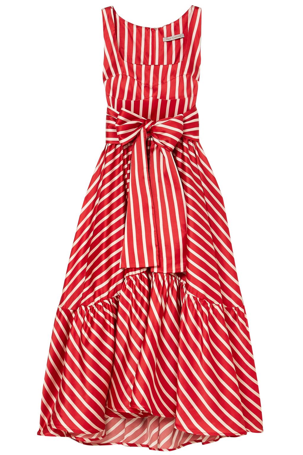 silvia tcherassi red dress