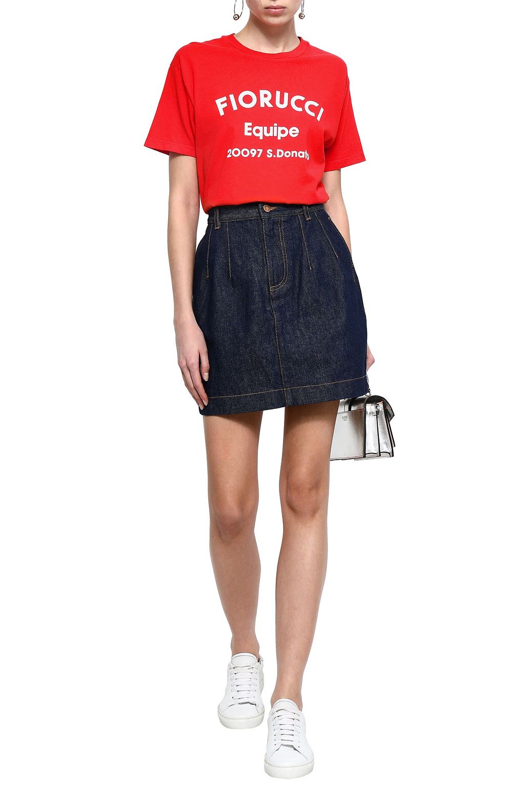 FIORUCCI Printed cotton-jersey T-shirt