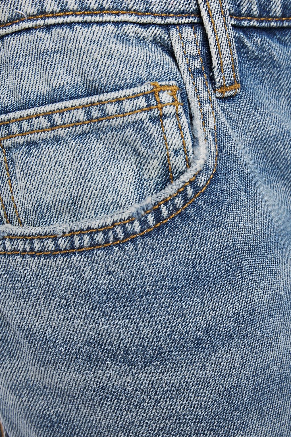 CURRENT/ELLIOTT The Turnt Fling cropped spiked mid-rise slim-leg jeans