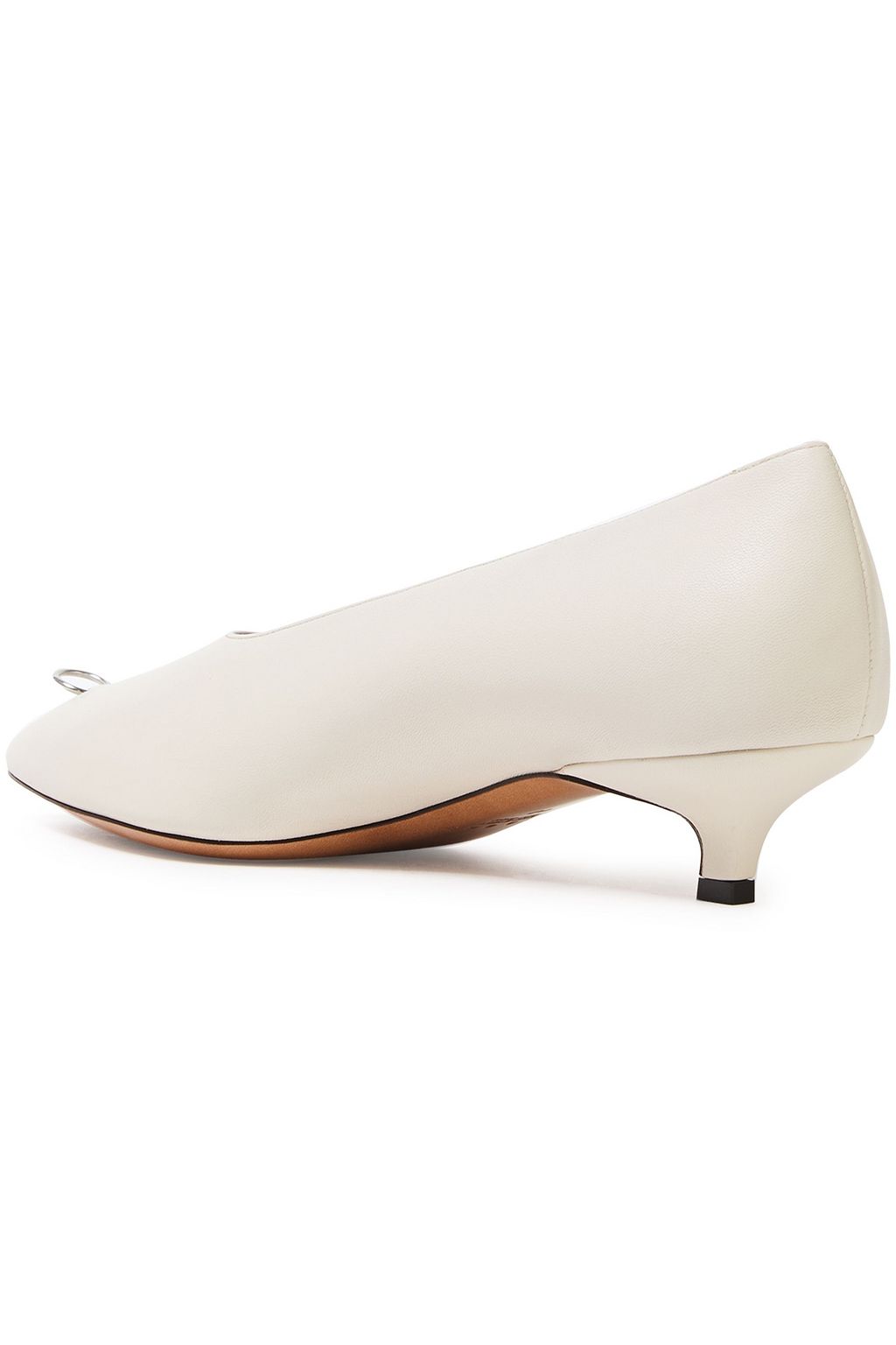 MARNI Embellished leather pumps