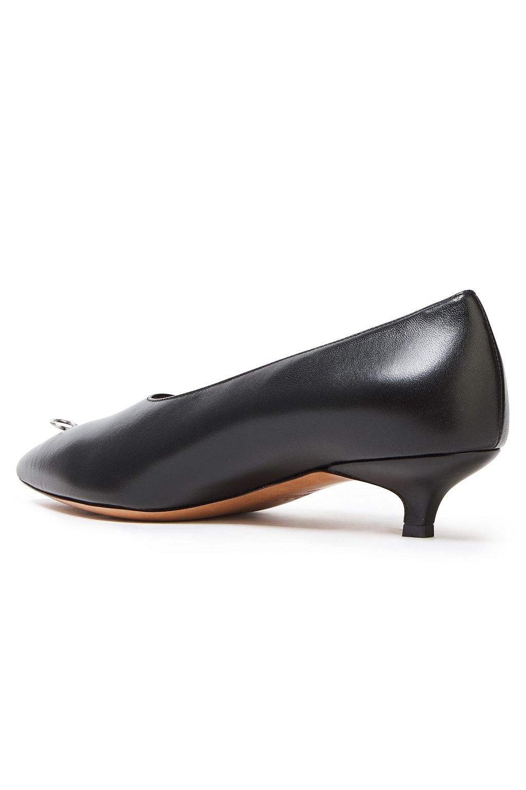 MARNI Embellished leather pumps
