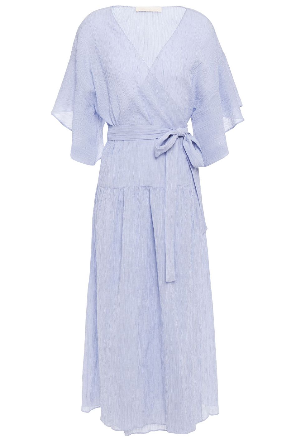 wrap dress light blue