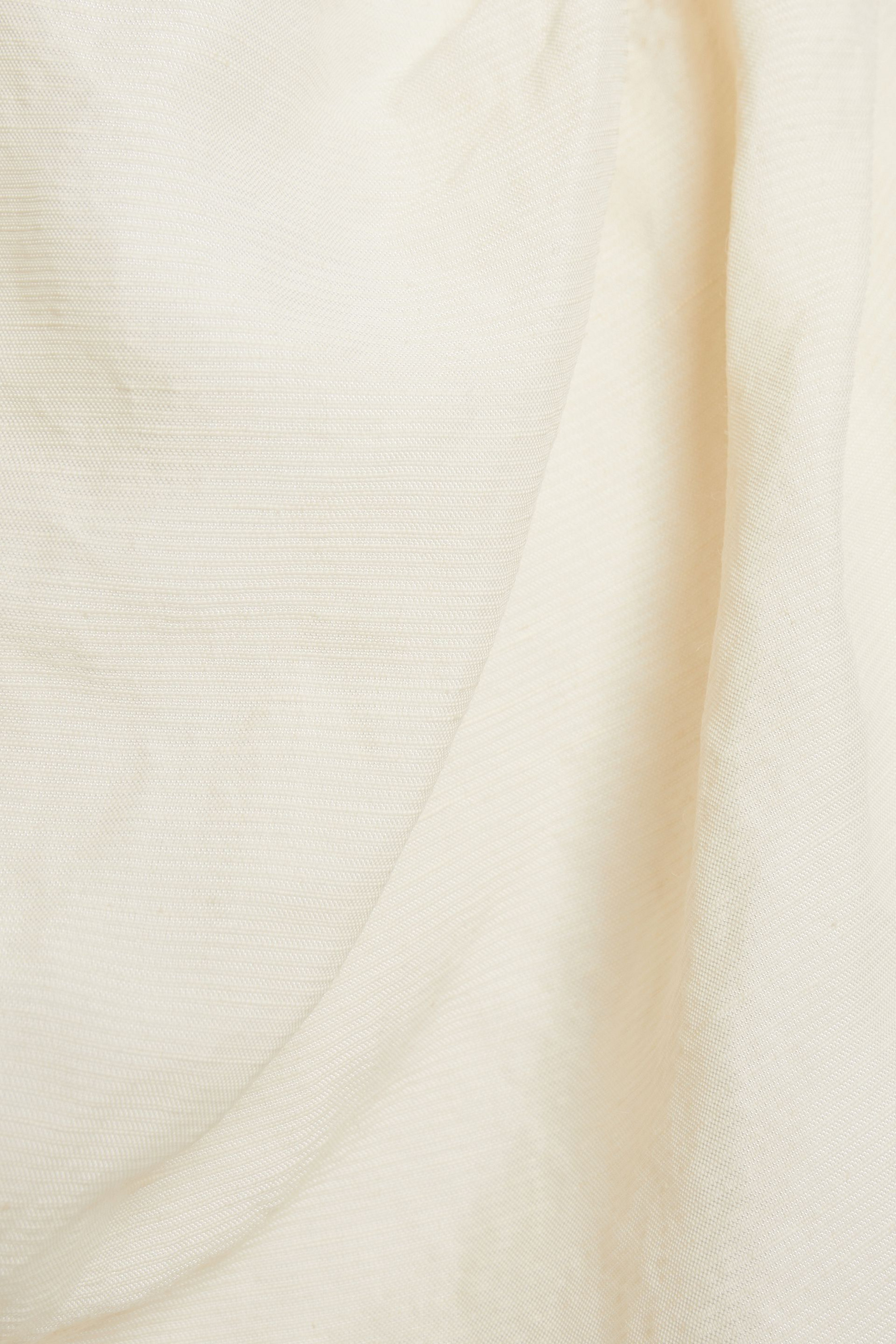 VANESSA BRUNO Leonia draped ring-embellished woven top