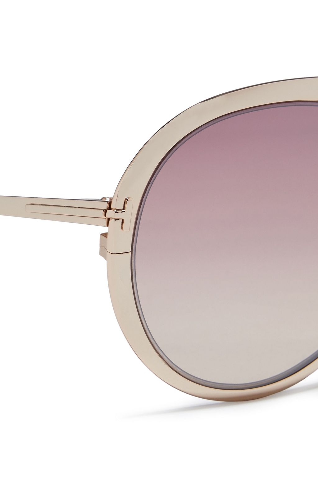 TOM FORD Dashel aviator-style silver-tone sunglasses