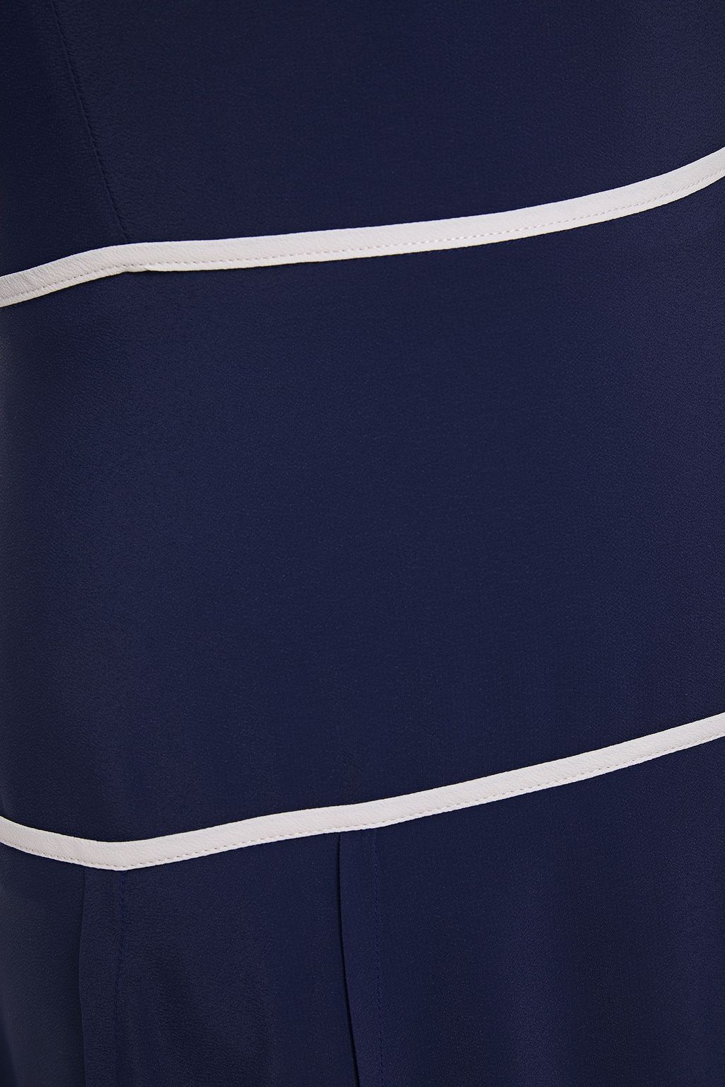 MARNI Piped crepe midi dress