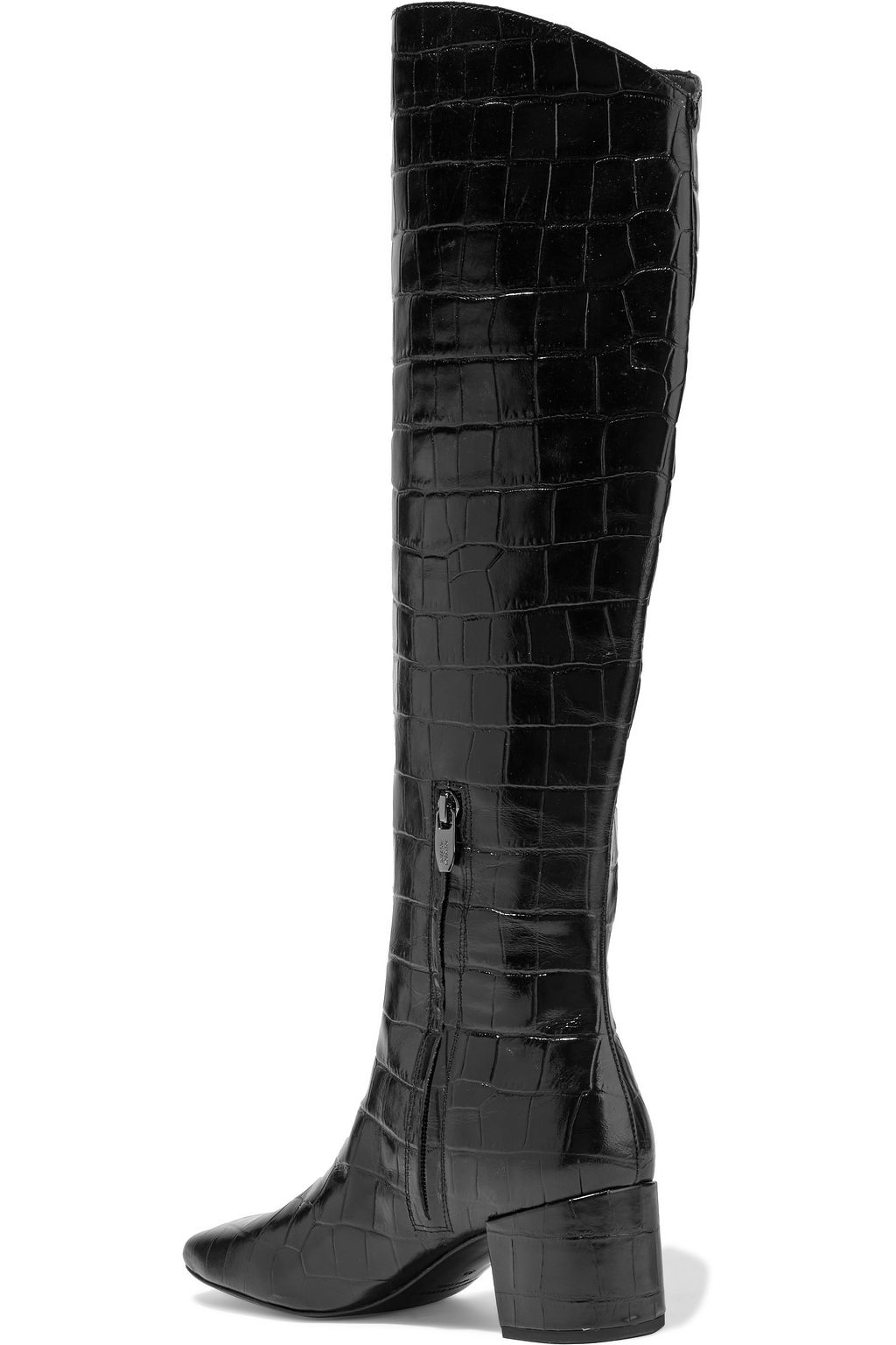 SIGERSON MORRISON Paislee croc-effect leather knee boots
