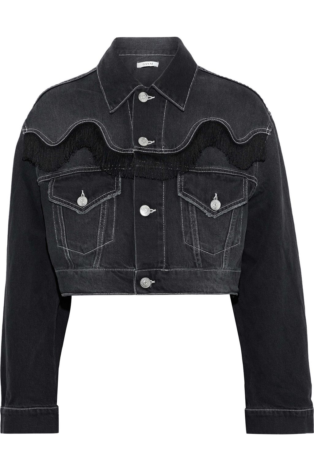 fringe denim jacket