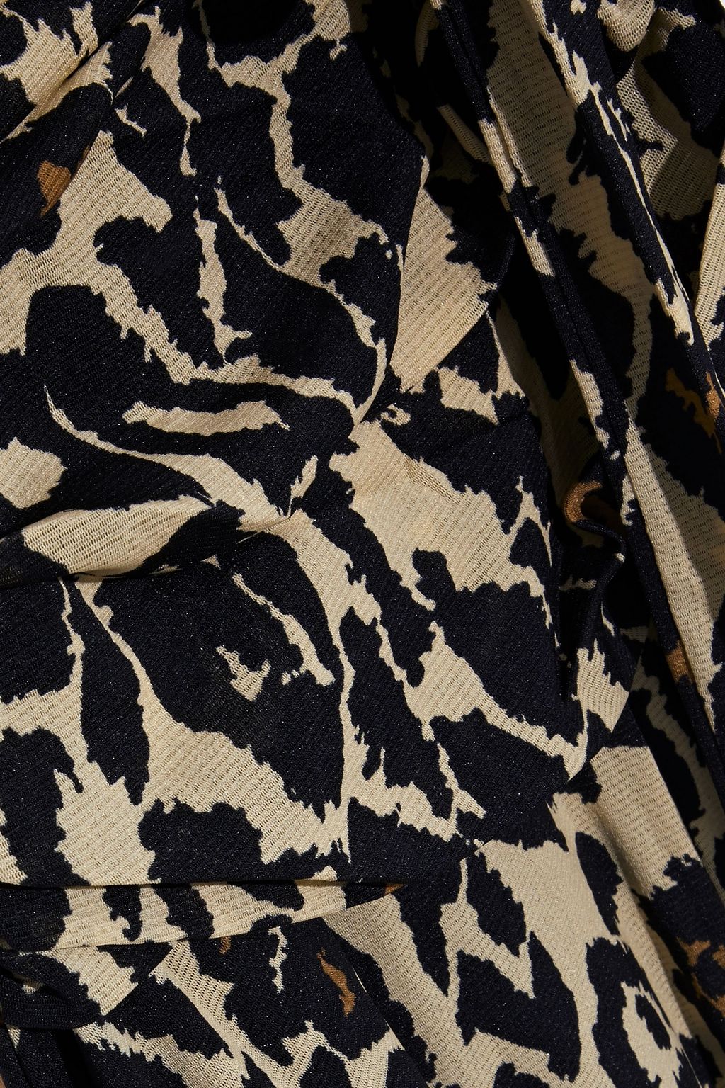 DIANE VON FURSTENBERG Rilynn wrap-effect printed stretch-mesh dress