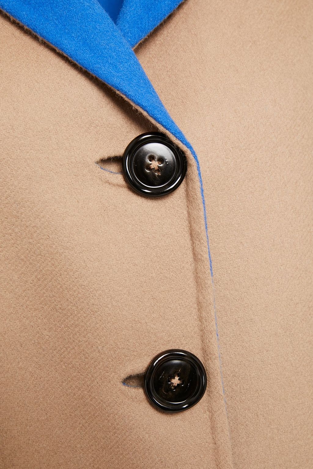 MARNI Oversized reversible wool and cashmere-blend felt coat