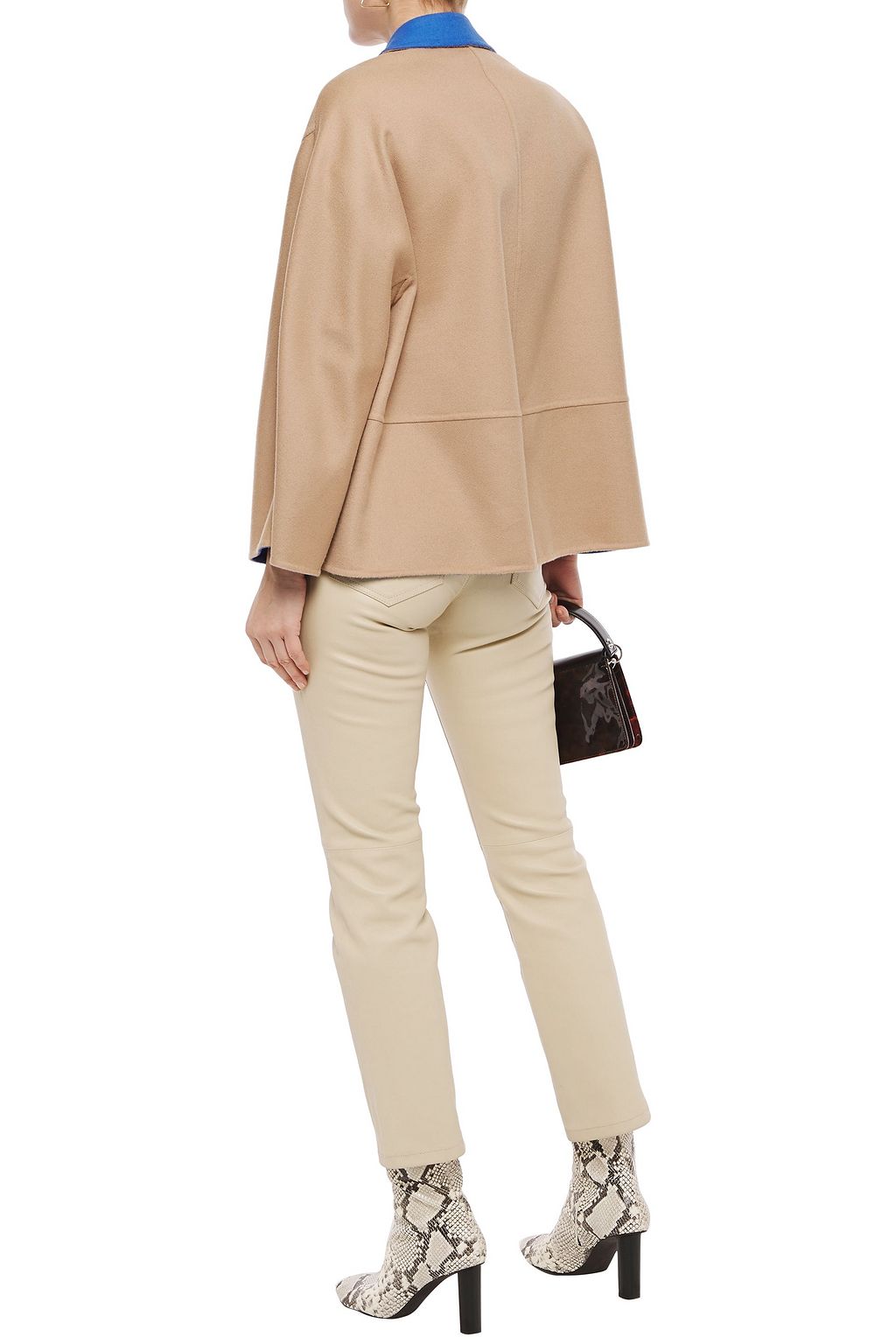 MARNI Oversized reversible wool and cashmere-blend felt coat