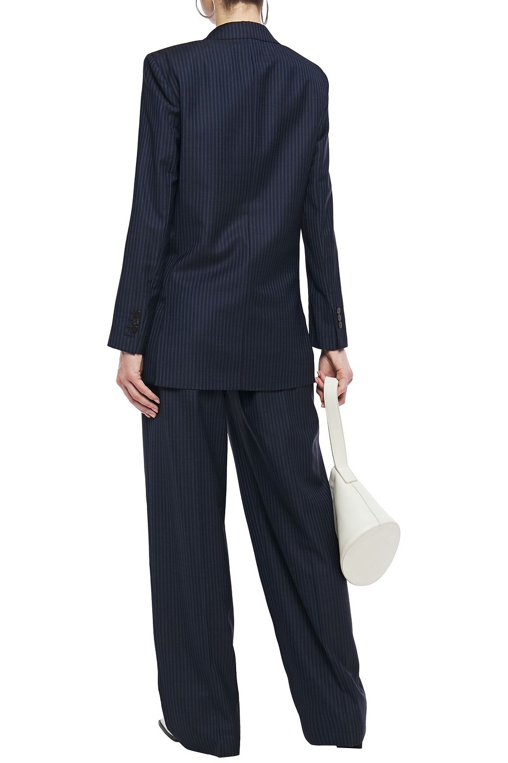 striped straight leg pants