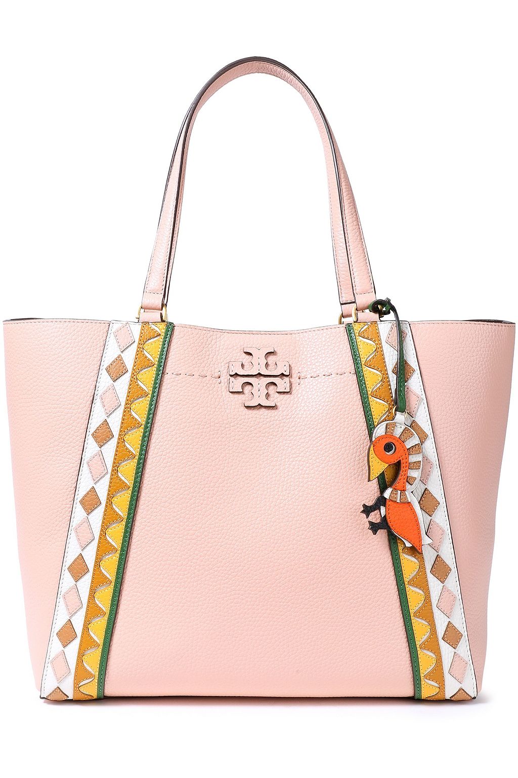 tory burch textured leather tote