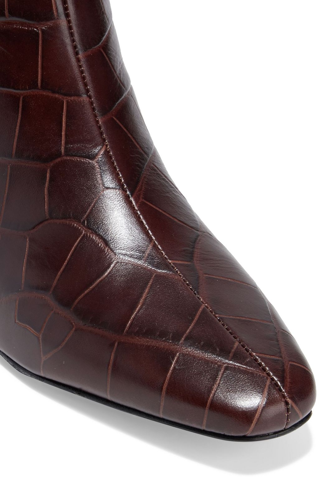 SIGERSON MORRISON Paislee croc-effect leather knee boots