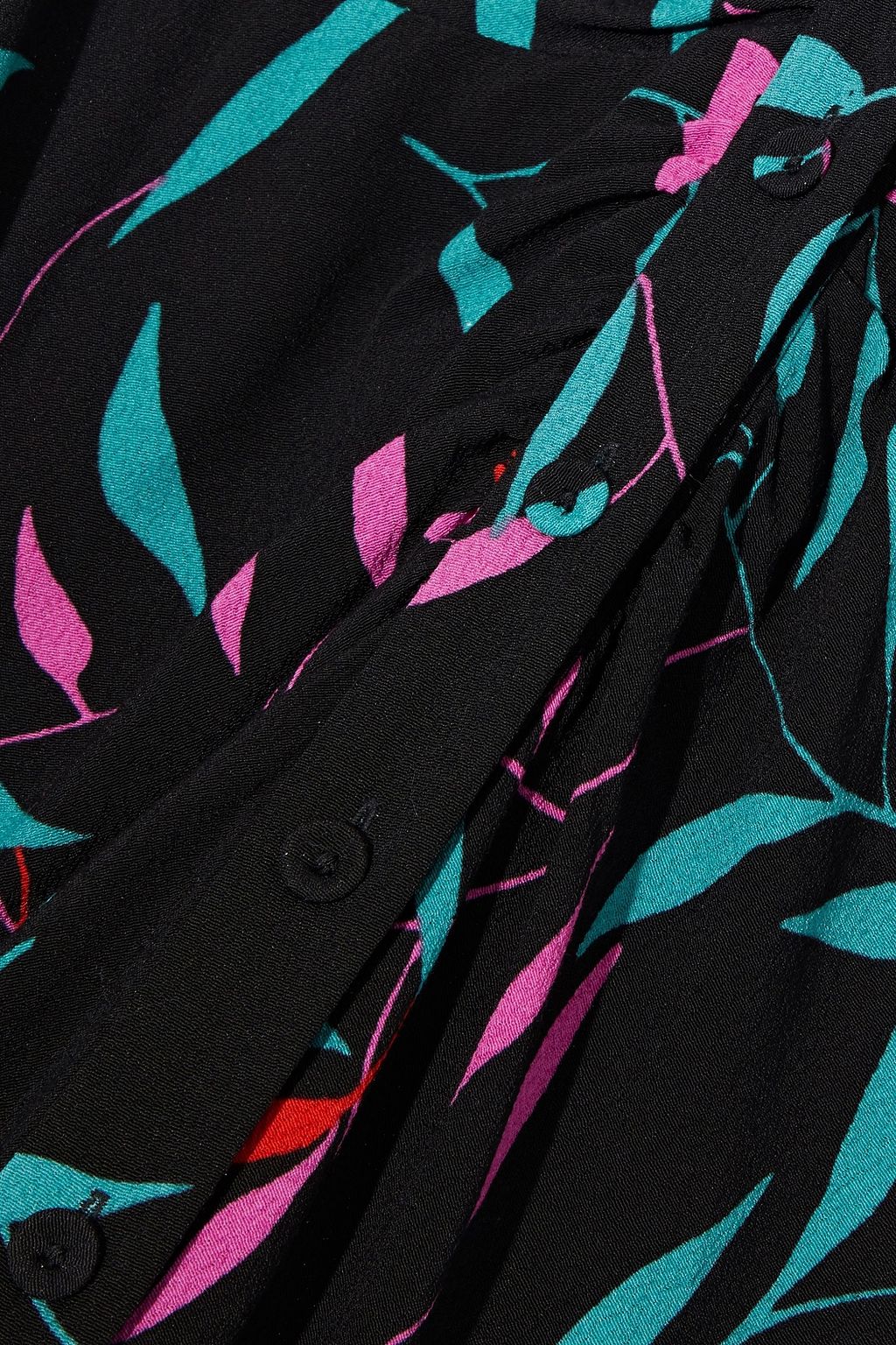 DIANE VON FURSTENBERG Cecilia ruched crepe midi dress
