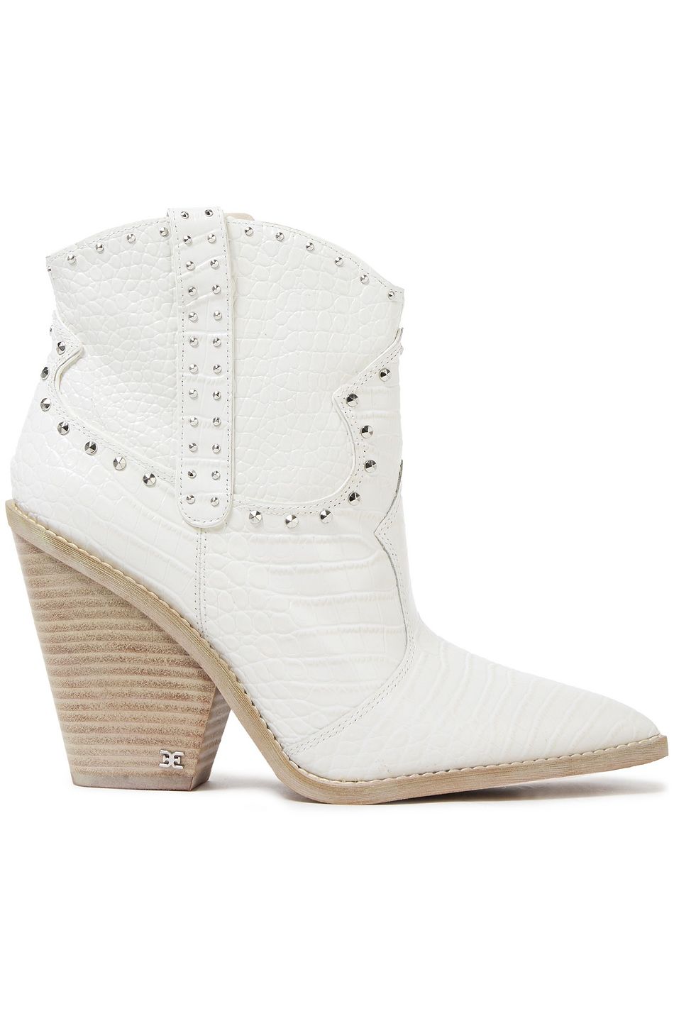 sam edelman white ankle boots