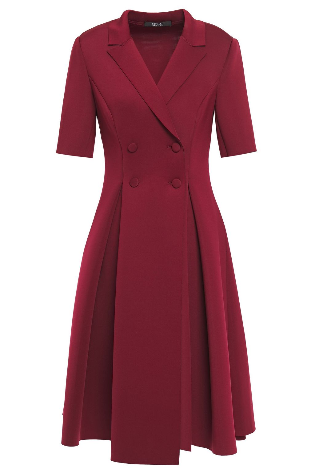 burgundy scuba dress